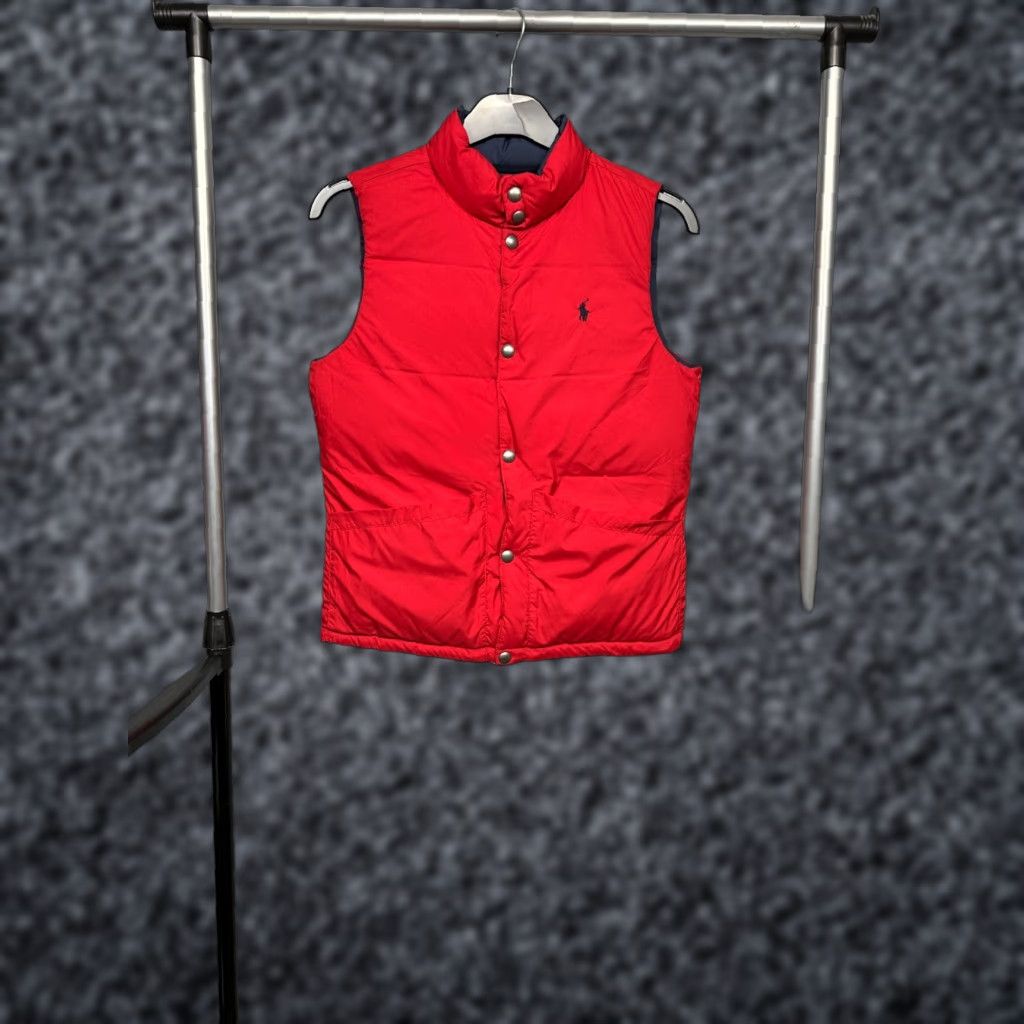 Polo Ralph Lauren Polo Ralph Lauren Womens Reversible Down Puffer Vest S Red Vest Womens Reversible Down Puffer Vest S Red Mens Womens Girls Boys Size S / US 4 / IT 40 - 1 Thumbnail