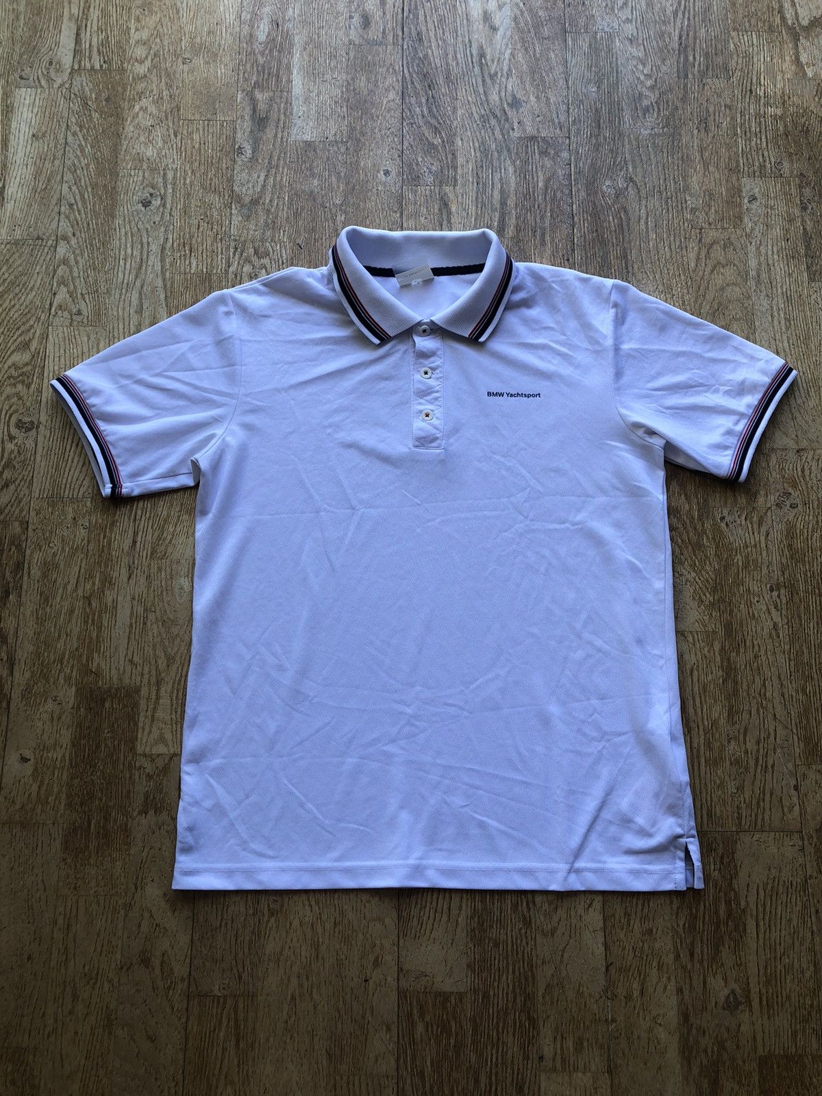 BMW RARE BMW YACHTSPORT VINTAGE RACING POLO SHIRT Size US S / EU 44-46 / 1 - 1 Thumbnail