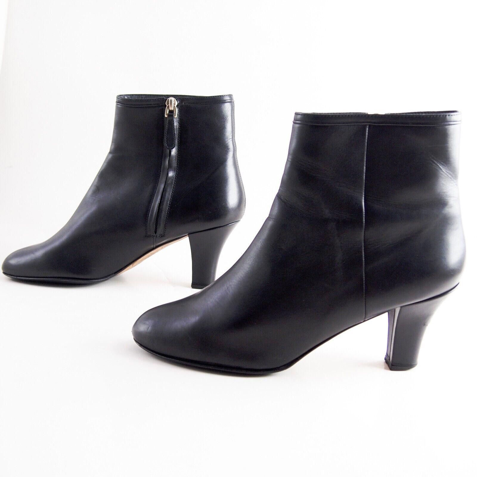 Bally Bally Doris Ankle Boots Mid Heel Black Womens US 9.5 EU 40 Size US 9.5 / IT 39.5 - 2 Thumbnail