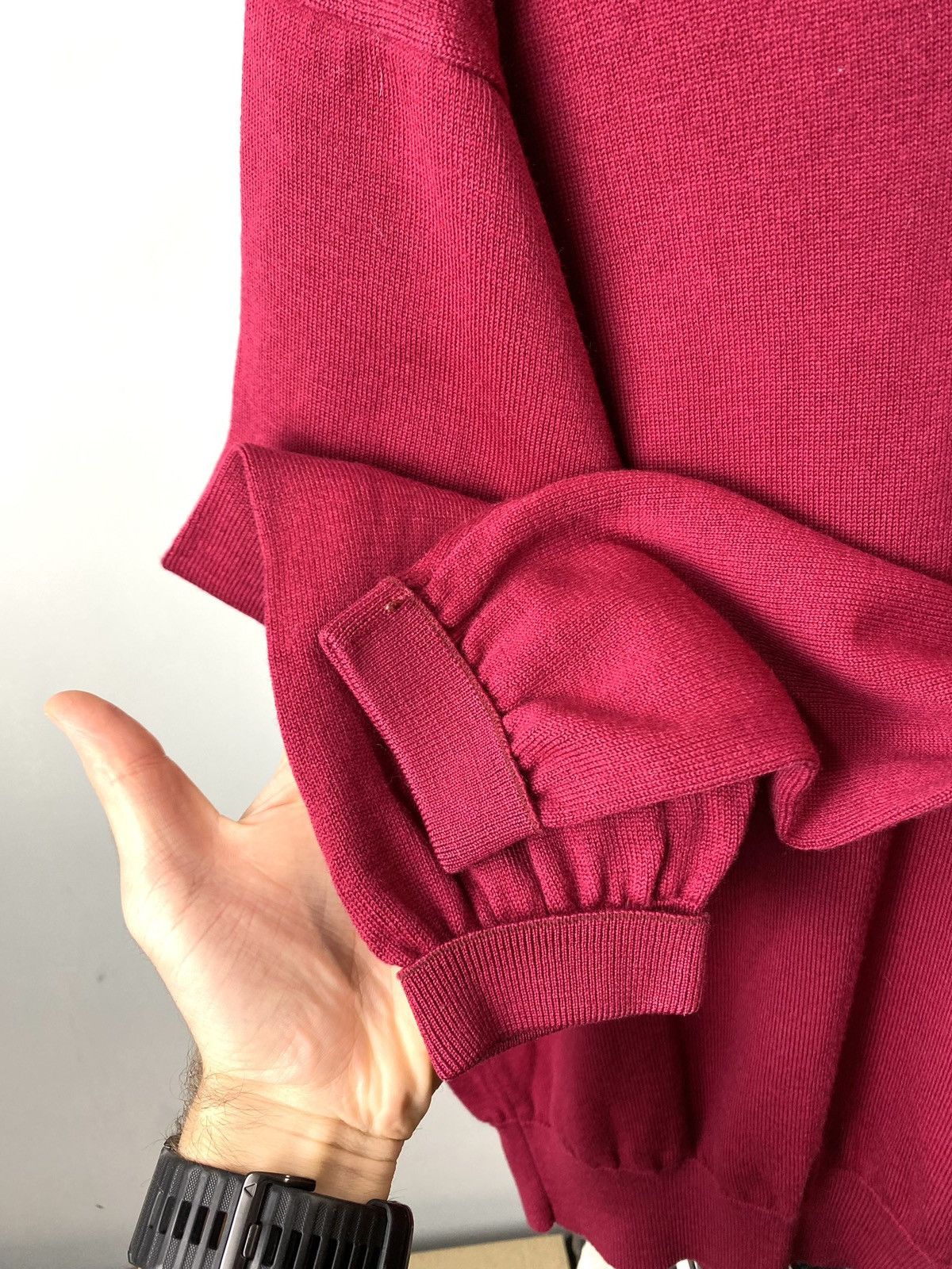 Lacoste 💥90’s Rare! Vintage Lacoste Cardigan Sweater Vneck Knit Size US L / EU 52-54 / 3 - 6 Thumbnail