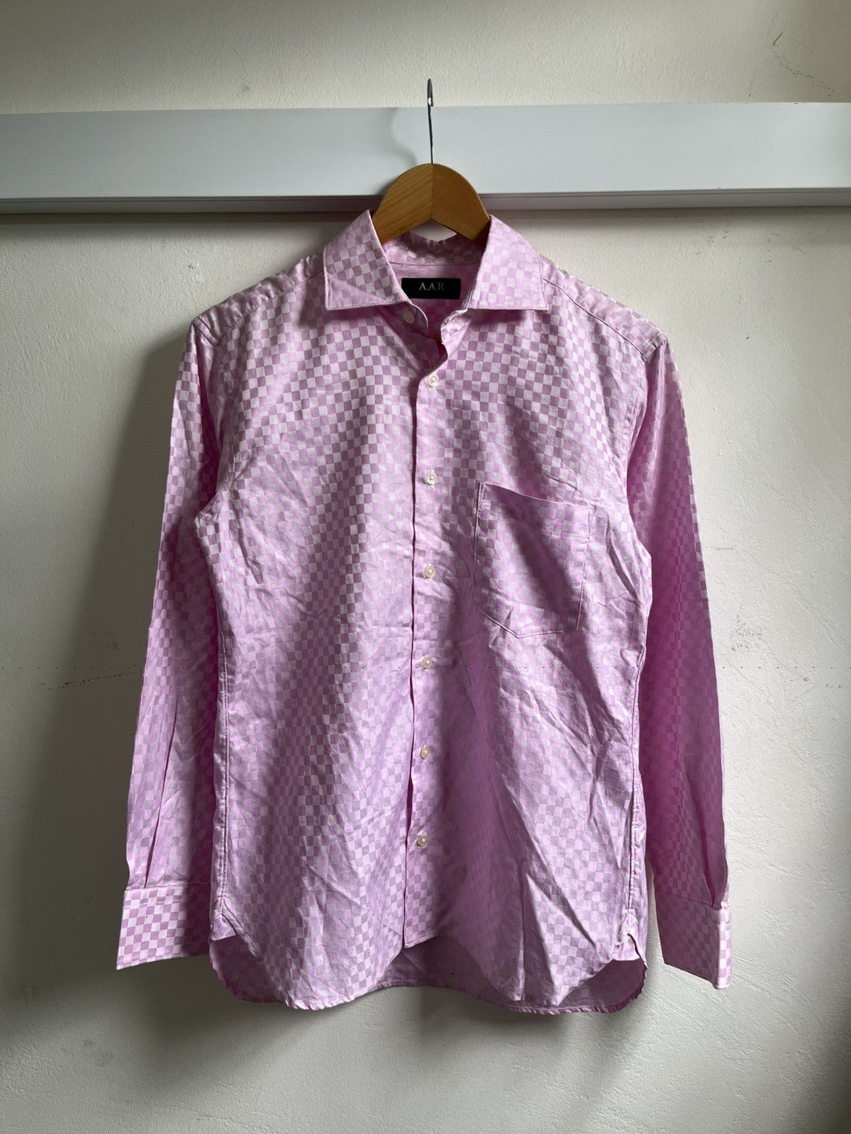 Yohji Yamamoto Vintage AAR Against All Risk Yohji Yamamoto Checked Shirt Size US S / EU 44-46 / 1 - 1 Thumbnail