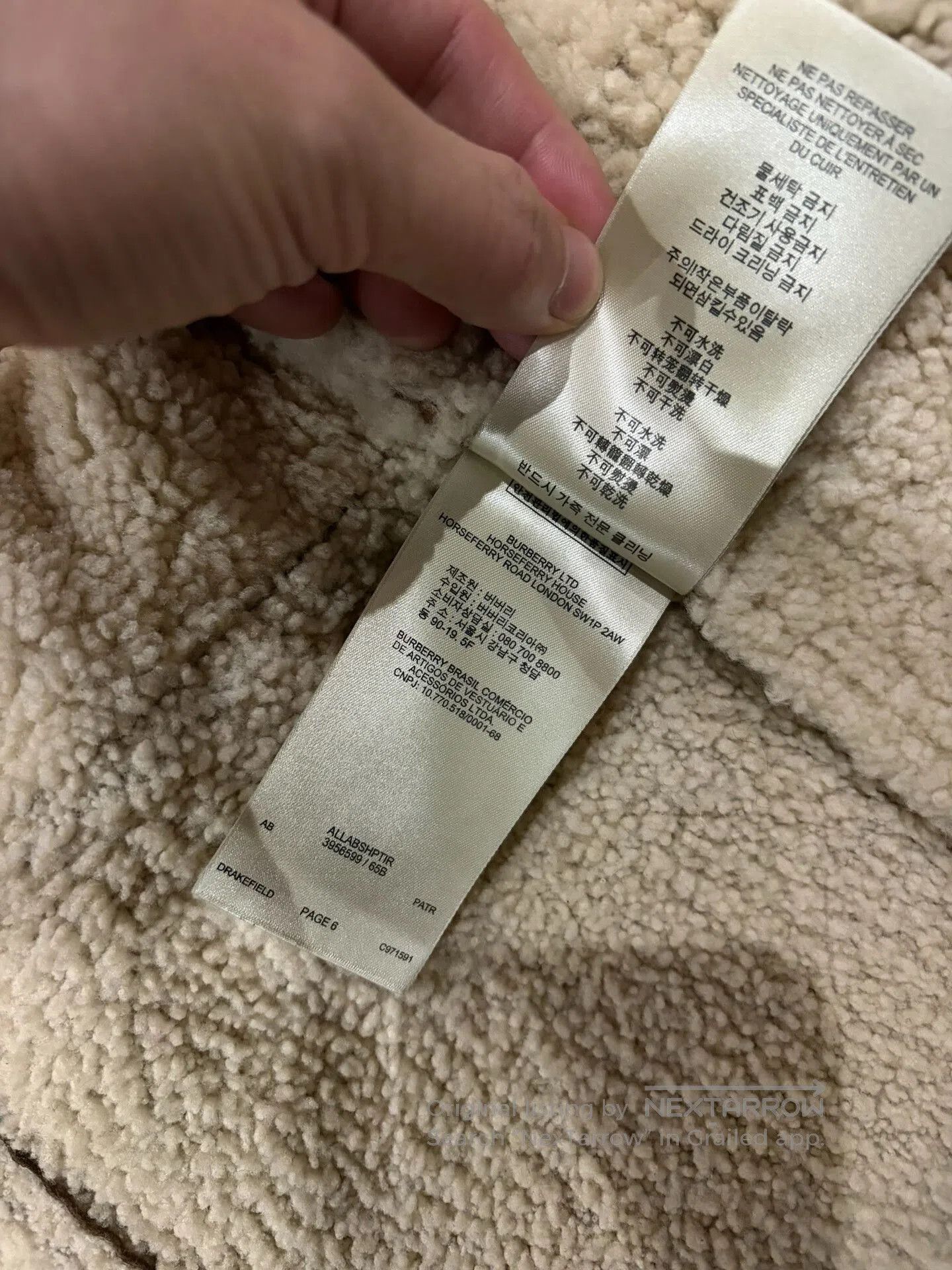 Burberry Burberry Lapel Shearling Coat. Size S / US 4 / IT 40 - 5 Thumbnail