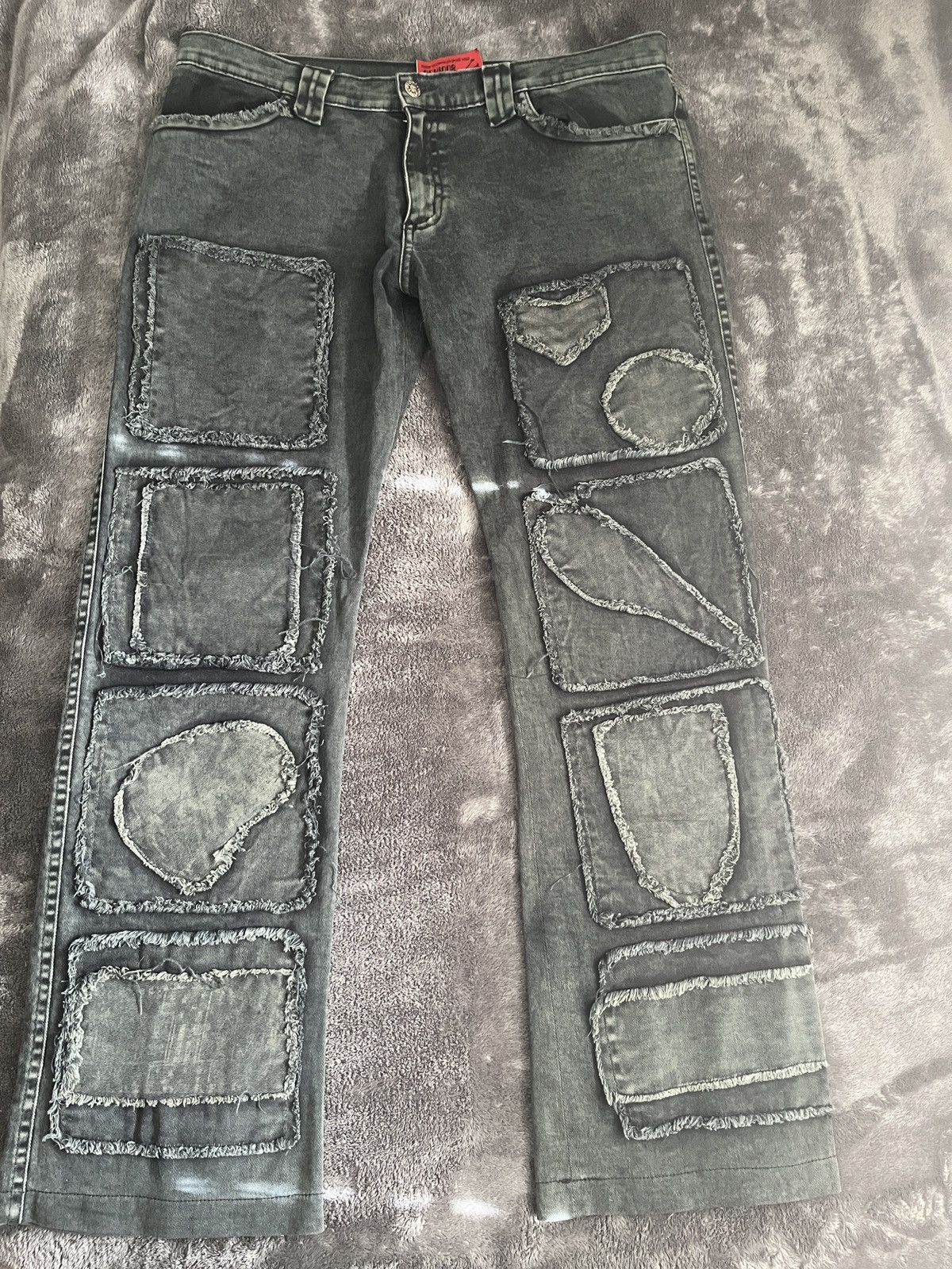 image of Avant Garde x Vintage Seriousclothing Vintage Jeans (38) in Dark Blue, Men's