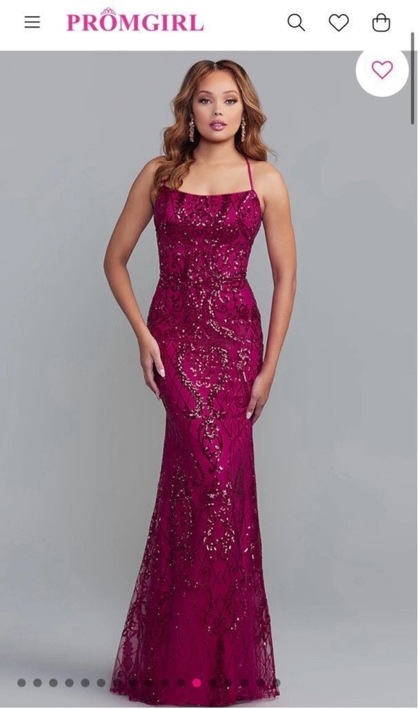 Propper Women's PromGirl Pink Sequin Prom Dress Size 4 Size S / US 4 / IT 40 - 1 Thumbnail