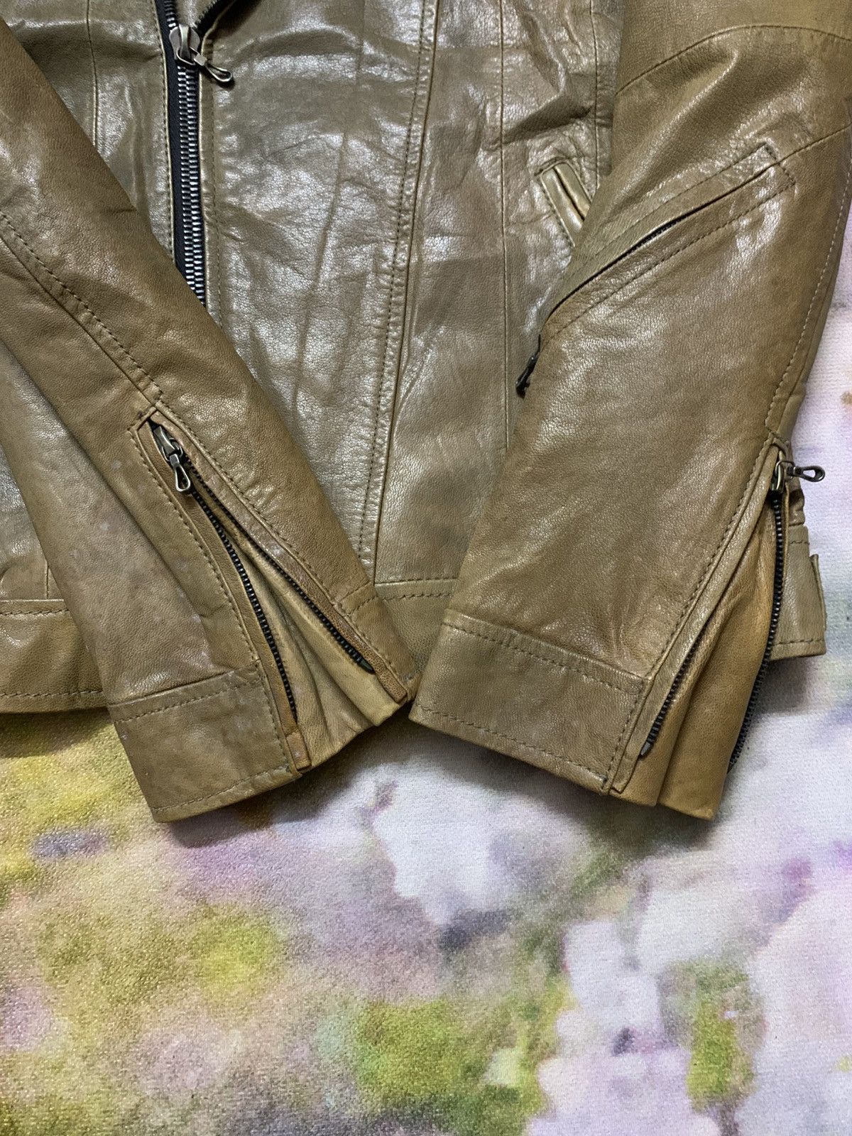 5351 POUR LES HOMMES Double Collar Punk Apocalypse Leather 14th Addiction Lgb Size US S / EU 44-46 / 1 - 6 Thumbnail