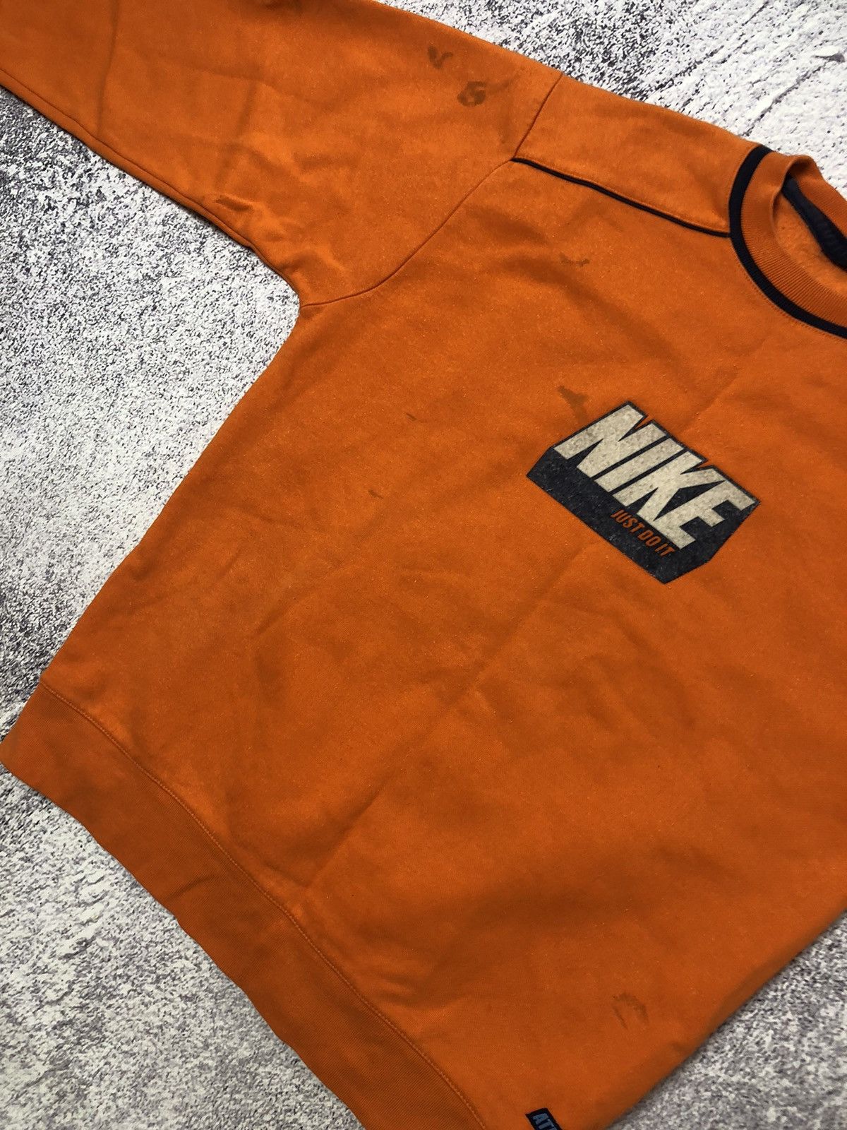 Nike × Vintage Vintage men’s sweater Nike drill big logo Size US M / EU 48-50 / 2 - 4 Thumbnail