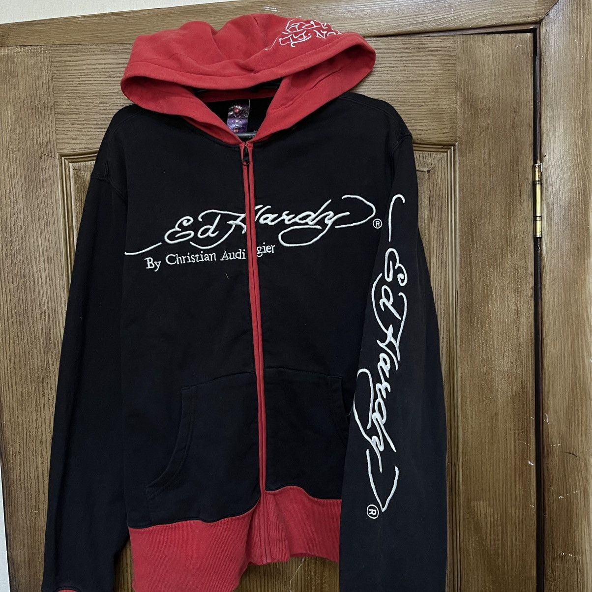 Ed Hardy Vintage Y2K Ed Hardy Zip Hoodie Size US M / EU 48-50 / 2 - 5 Thumbnail