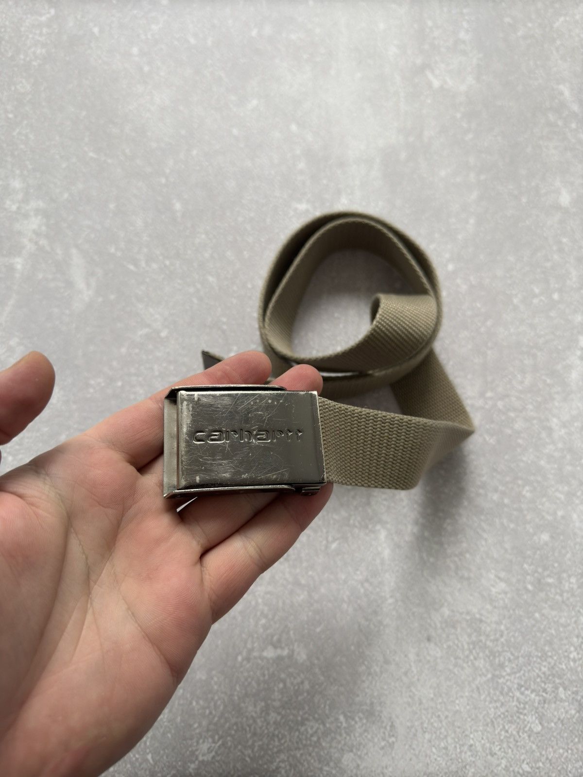 Carhartt × Vintage Vintage Carhartt Metal Belt Y2K Skategang Size ONE SIZE - 2 Thumbnail