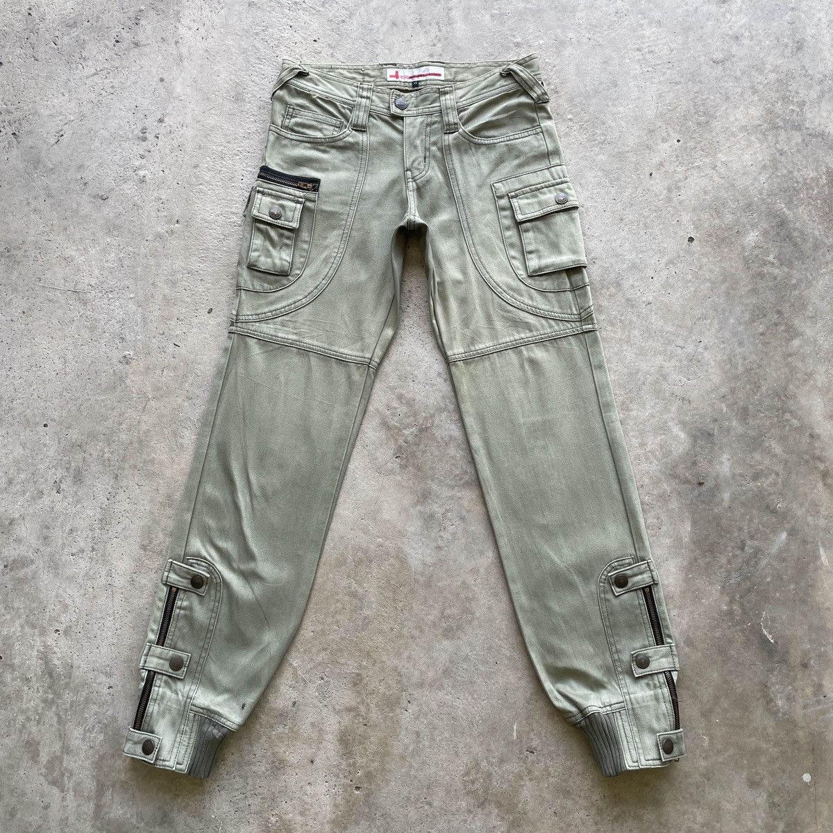 Japanese Brand Vintage Genoese Japan Faded Cargo Tactical Jogger Pants RARE Size US 28 / EU 44 - 1 Thumbnail