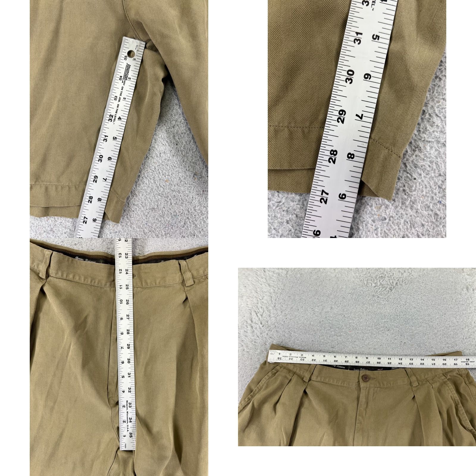 Tommy Bahama Tommy Bahama Shorts Men 38 Beige Pleated Bermuda Silk Blend Golf Bermuda Casual Shorts Mens Beige Silk Blend 90s? Size US 38 / EU 54 - 8 Thumbnail
