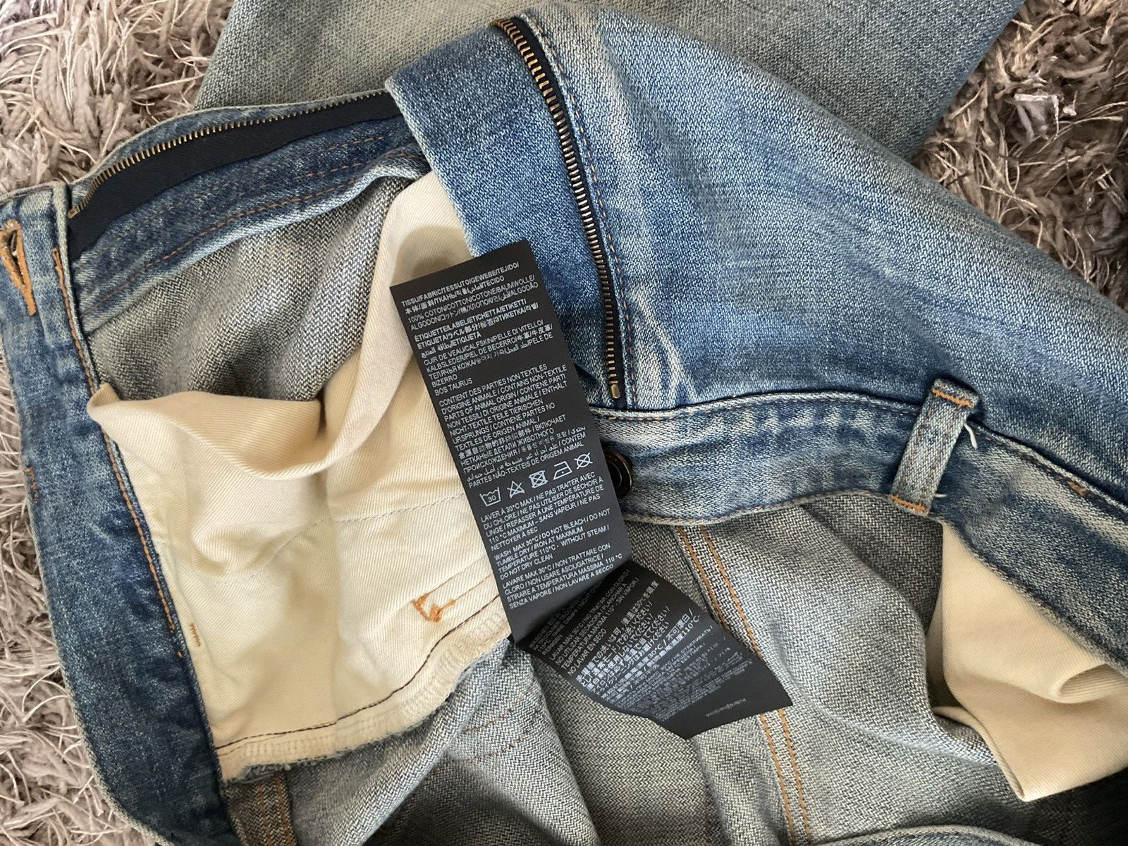 Saint Laurent Paris Saint laurent straight baggy denim Size US 30 / EU 46 - 6 Thumbnail