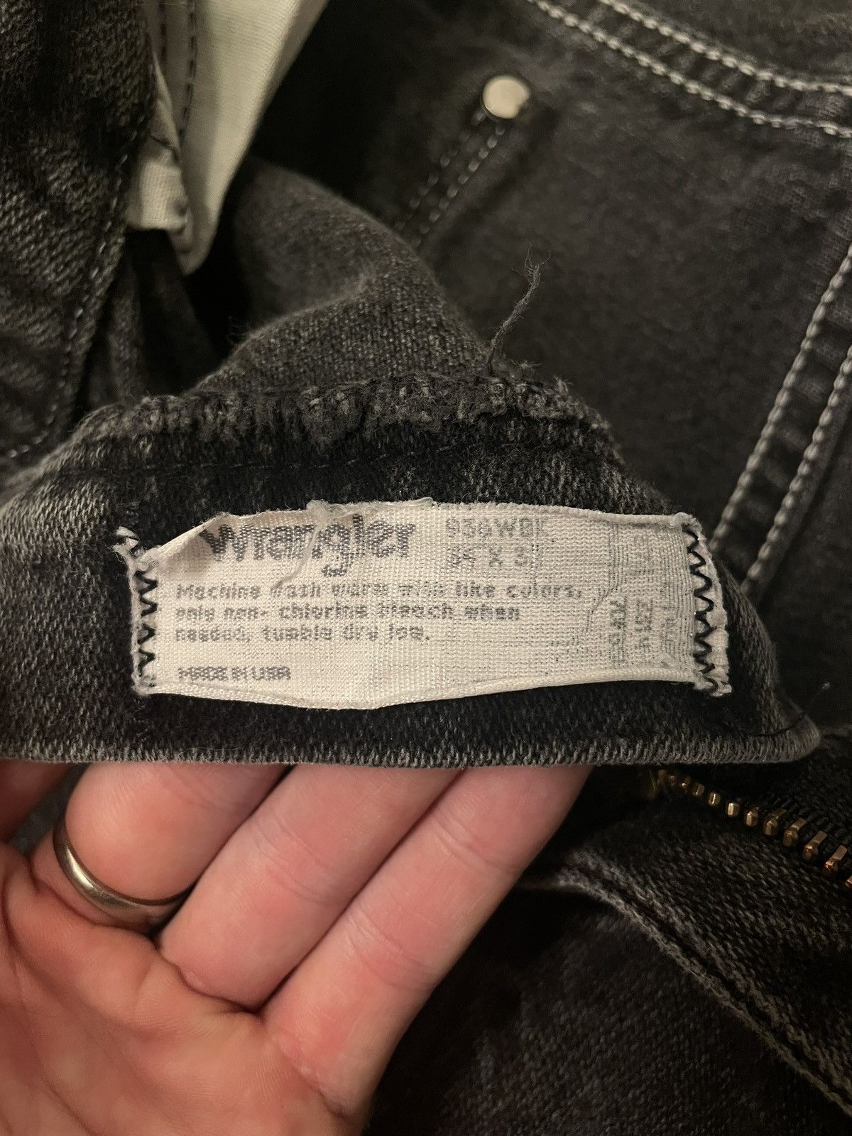 Wrangler Vintage 1980 Wrangler Bootcut Denim Jeans Size US 34 / EU 50 - 3 Thumbnail