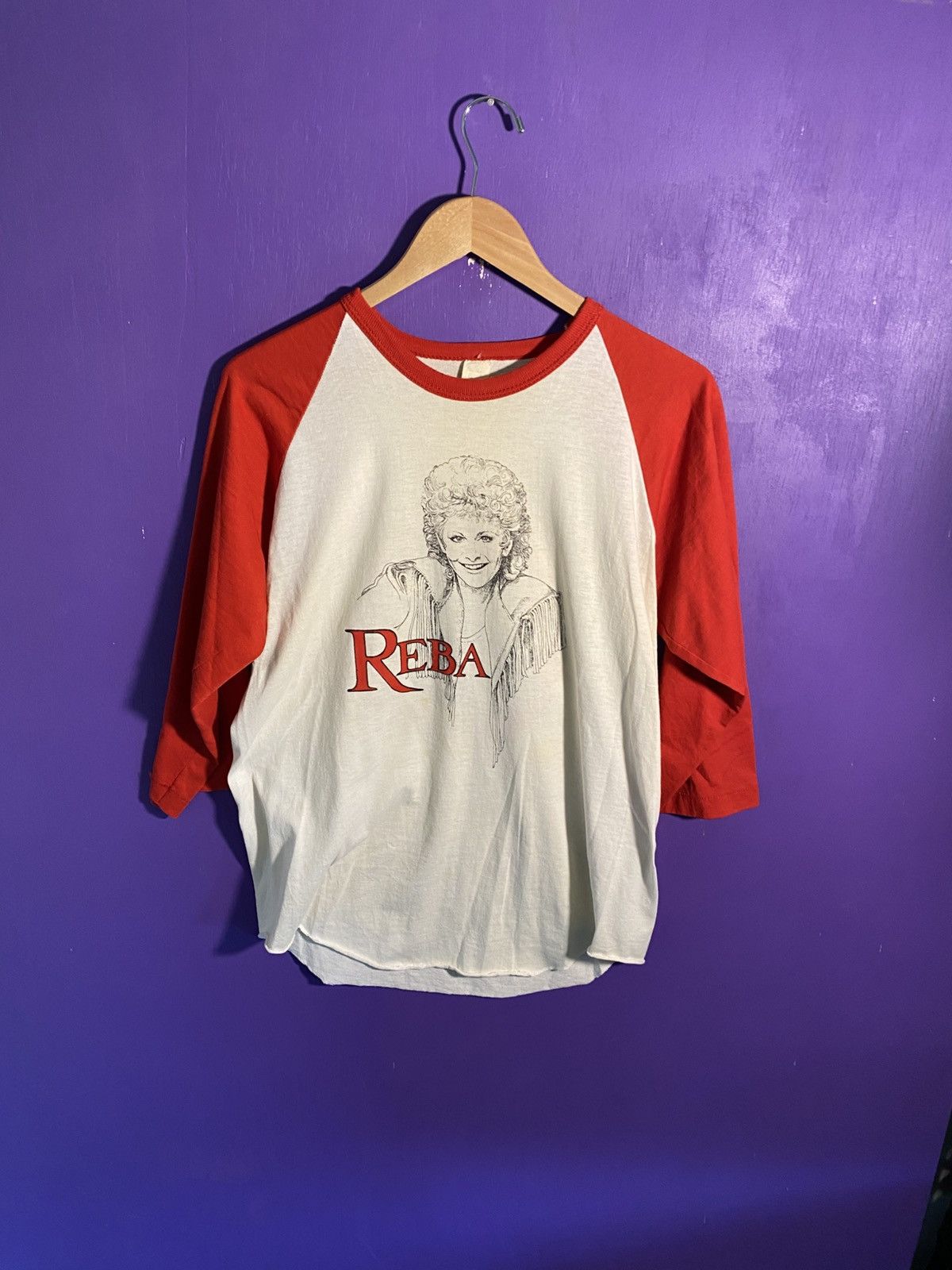 Band Tees Vintage 1988 Reba north american tour raglan t-shirt Size US L / EU 52-54 / 3 - 1 Thumbnail