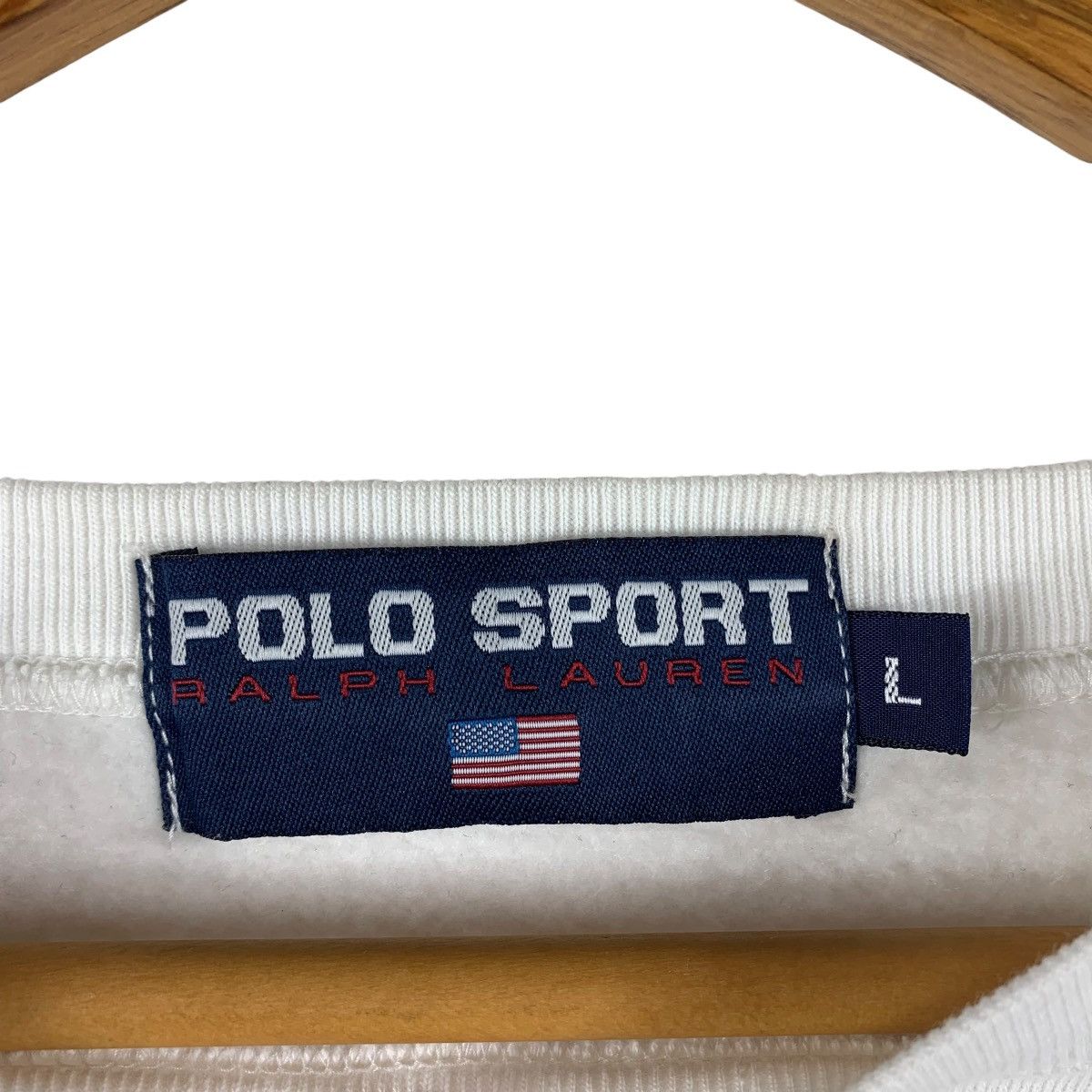 Polo Ralph Lauren × Vintage Vintage POLO SPORT by POLO RALPH LAUREN sweatshirt Size US L / EU 52-54 / 3 - 3 Thumbnail
