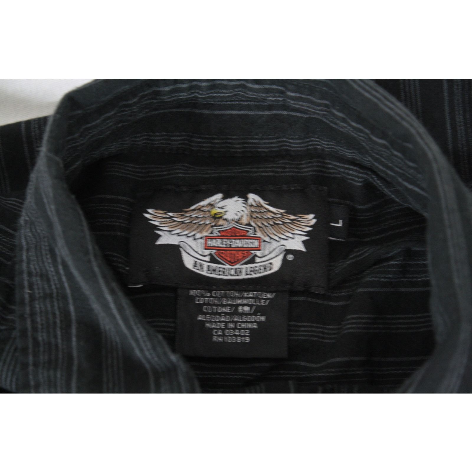 Harley Davidson × Vintage Vintage Harley Davidson Button Up Shirt Mens L Size US L / EU 52-54 / 3 - 6 Thumbnail