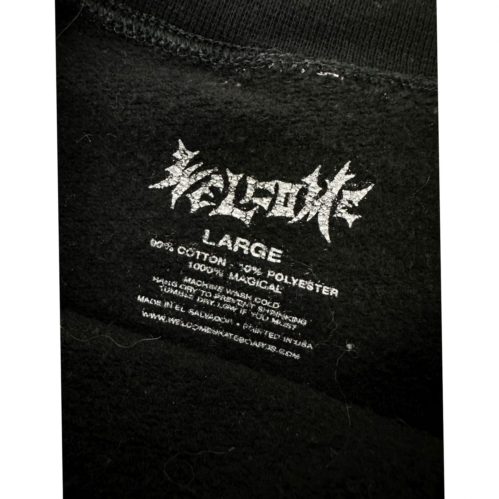 Welcome Skateboards Welcome Skate Sweatshirt Black Reaper Graphic Cross Mens Large Size US L / EU 52-54 / 3 - 3 Thumbnail