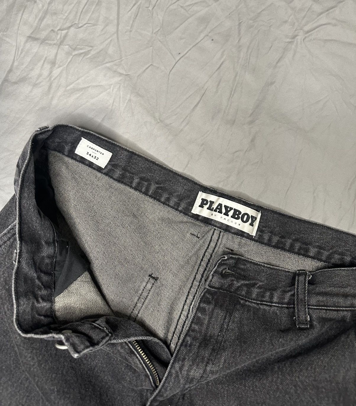 Playboy Playboy embroidered carpenter jeans Size US 34 / EU 50 - 2 Thumbnail