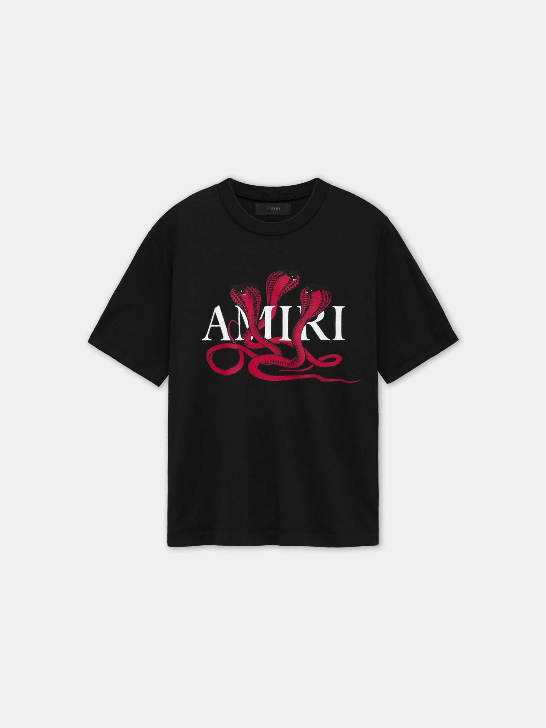 Amiri o1orln1025 Glitter Poison Logo Skater T-Shirt in Black Size US XL / EU 56 / 4 - 1 Thumbnail