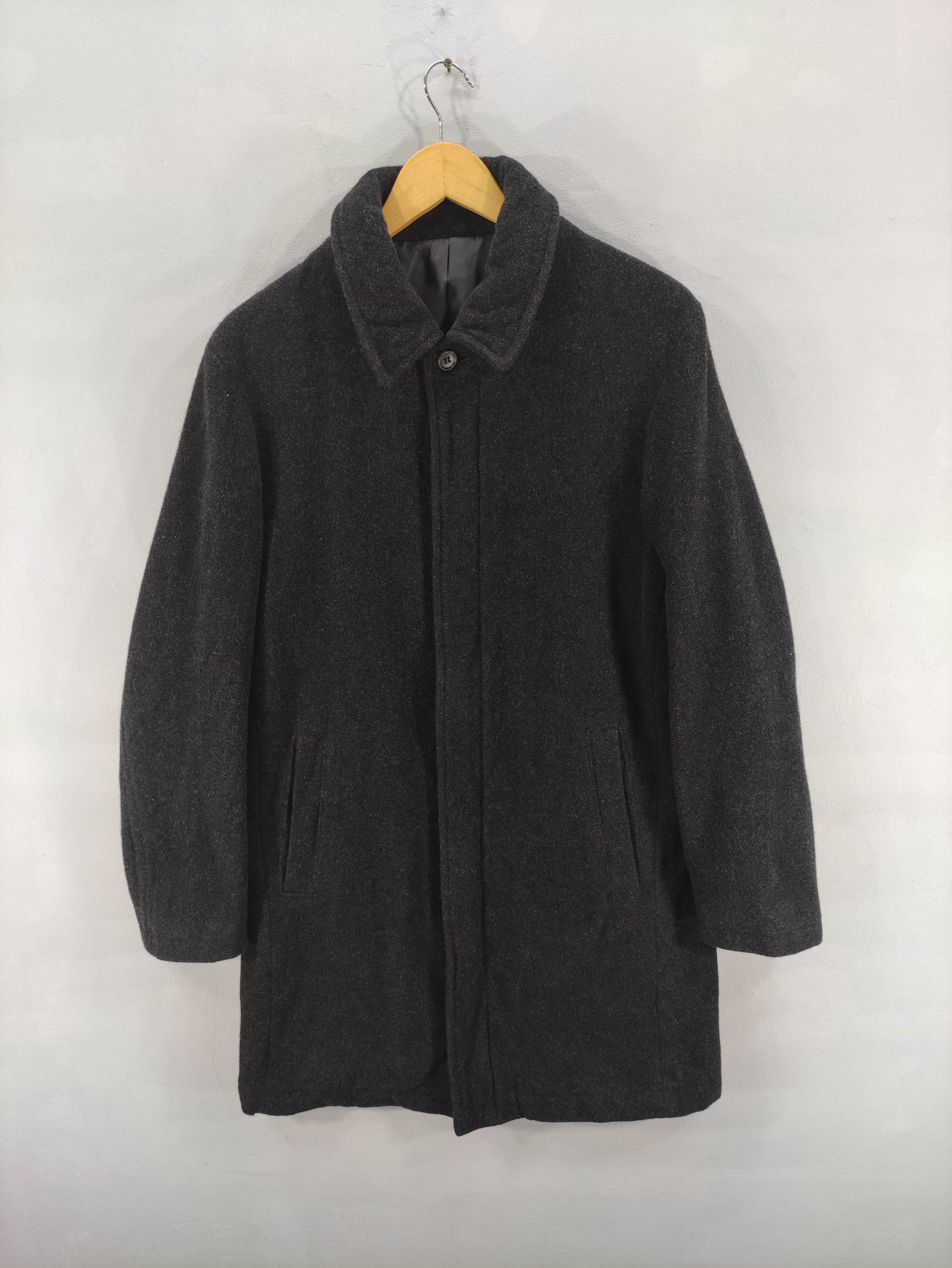 PPFM Vintage Ppfm Long Coat Wool Jacket Zipper Size US M / EU 48-50 / 2 - 1 Thumbnail