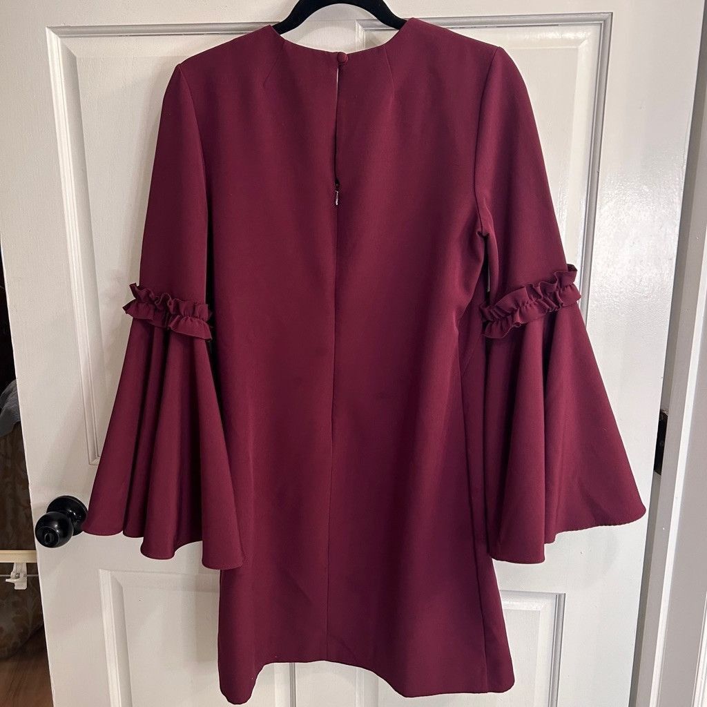MILLY Women's Milly Dress Burgundy Size 8 Size M / US 6-8 / IT 42-44 - 1 Thumbnail