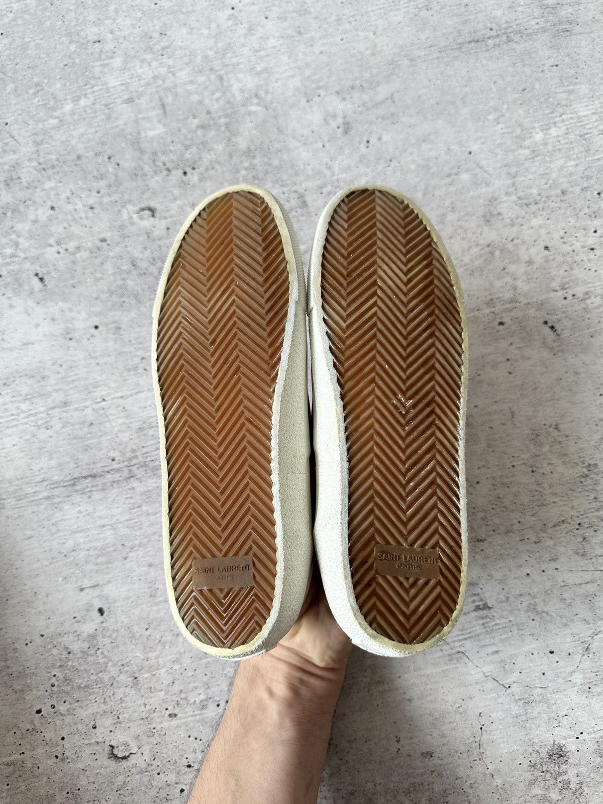 Saint Laurent Paris Saint Laurent Red Pineapple Scull Print Sneakers Size US 8.5 / IT 38.5 - 9 Thumbnail