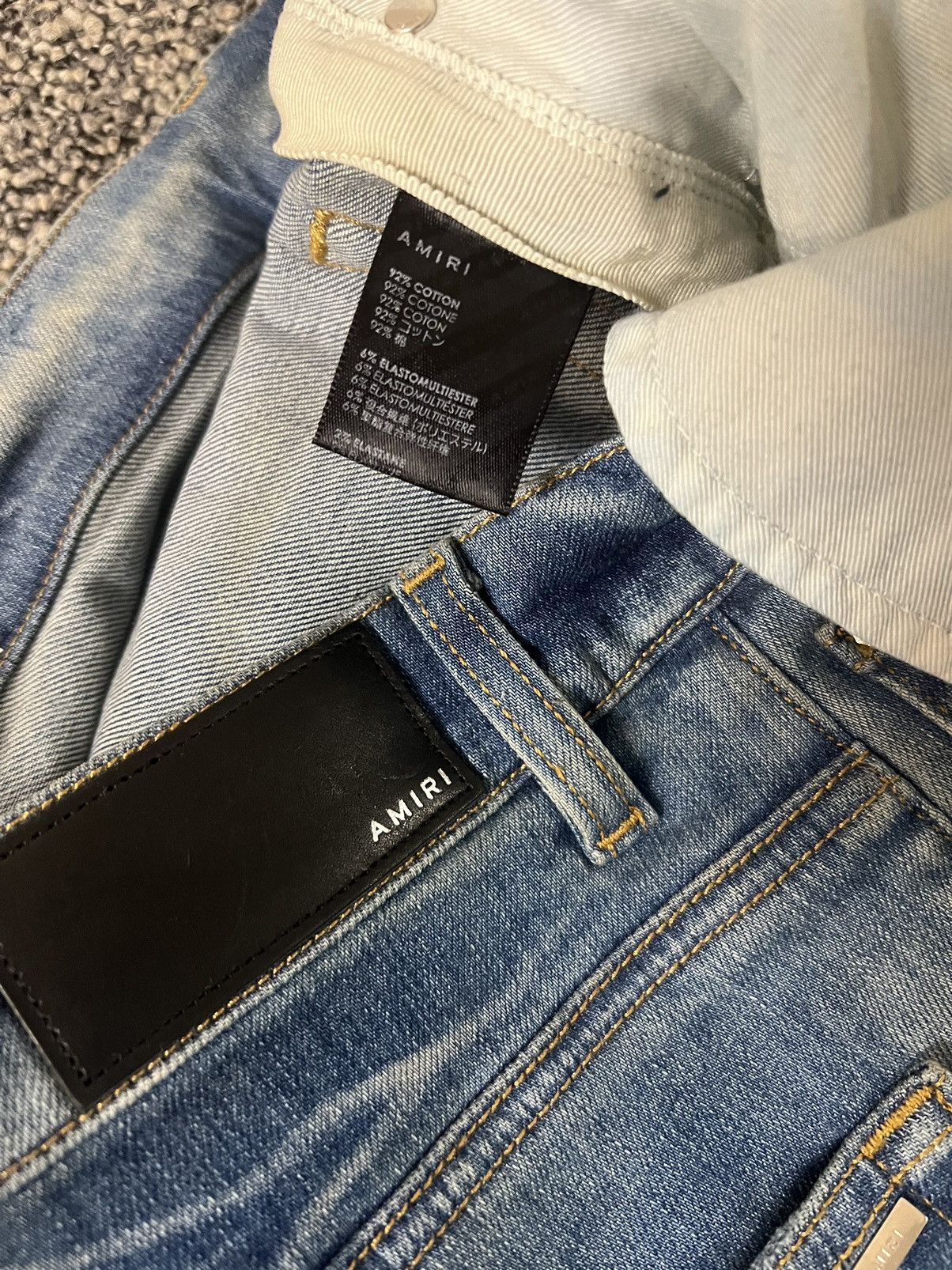 Amiri Amiri MX1 Tie Dye Denim Size US 31 - 5 Thumbnail