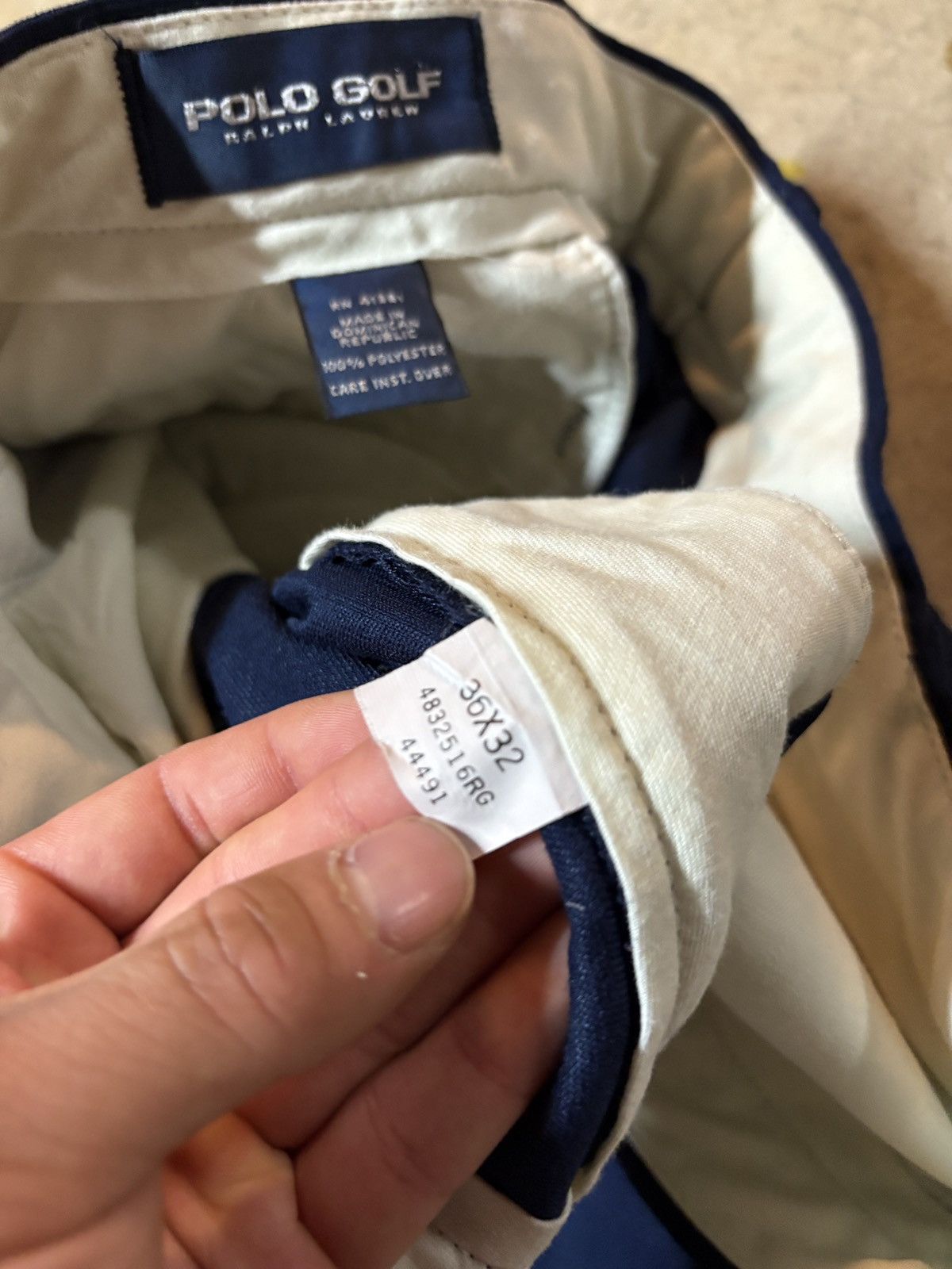 Polo Ralph Lauren VTG 90s Polo Ralph Lauren Pleated Polyester Slacks Pants Size US 36 / EU 52 - 5 Thumbnail