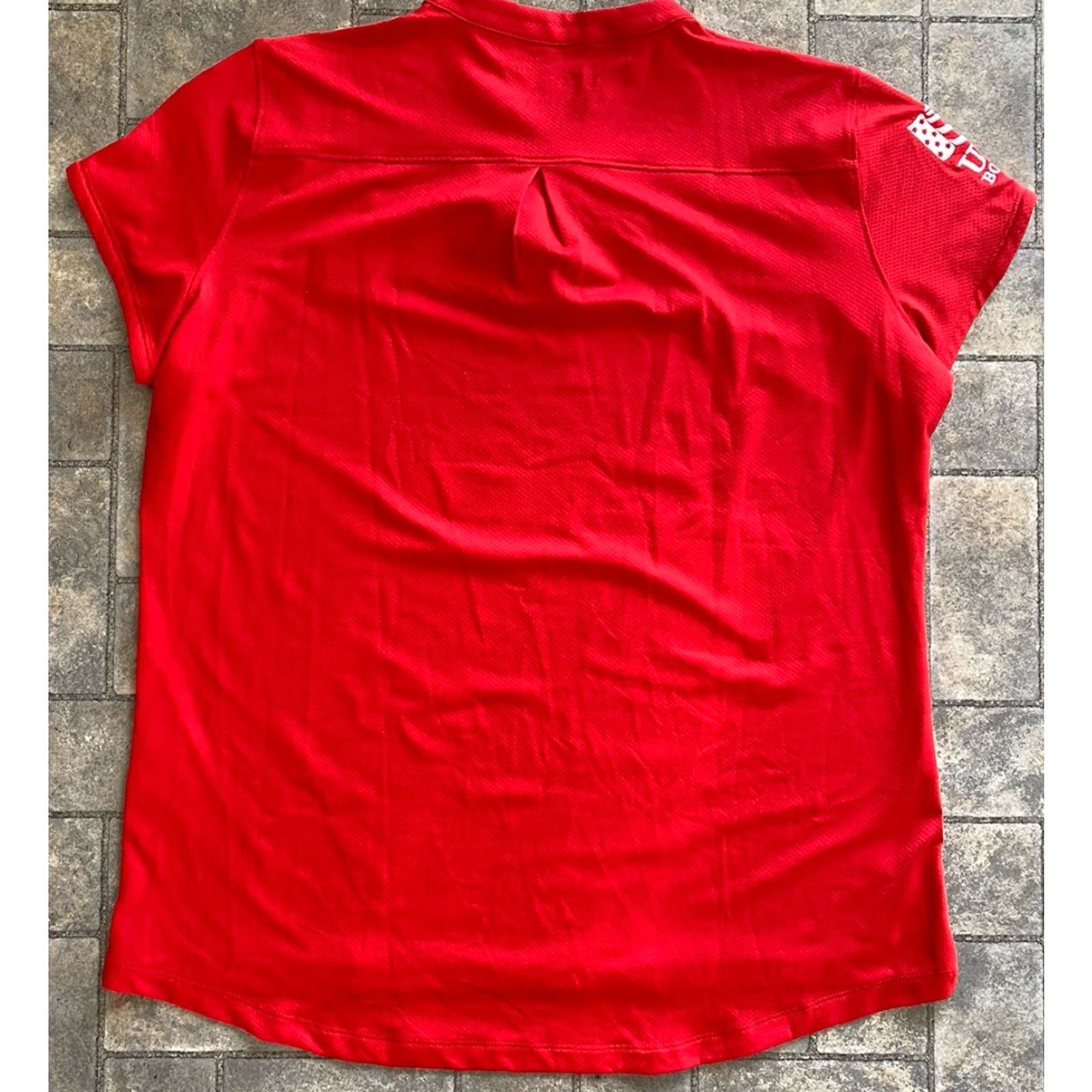 Under Armour VINTAGE Under Armour Red Shirt USA Boxing States Womens LG/G T-Shirt Size L / US 10 / IT 46 - 2 Thumbnail