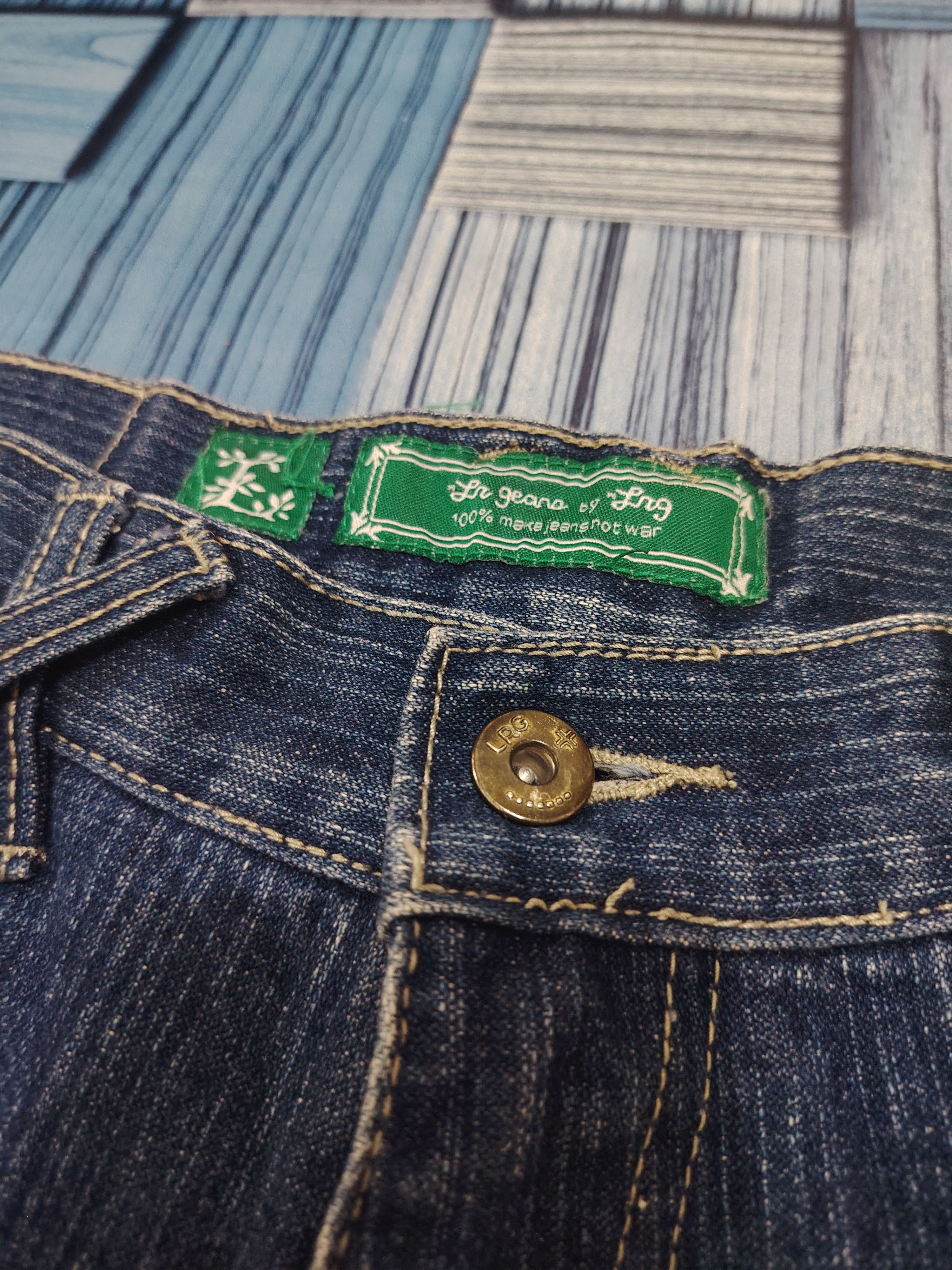 Japanese Brand 💥Insane💥 90's LRG Baggy Flared Jeans Size US 35 - 7 Thumbnail