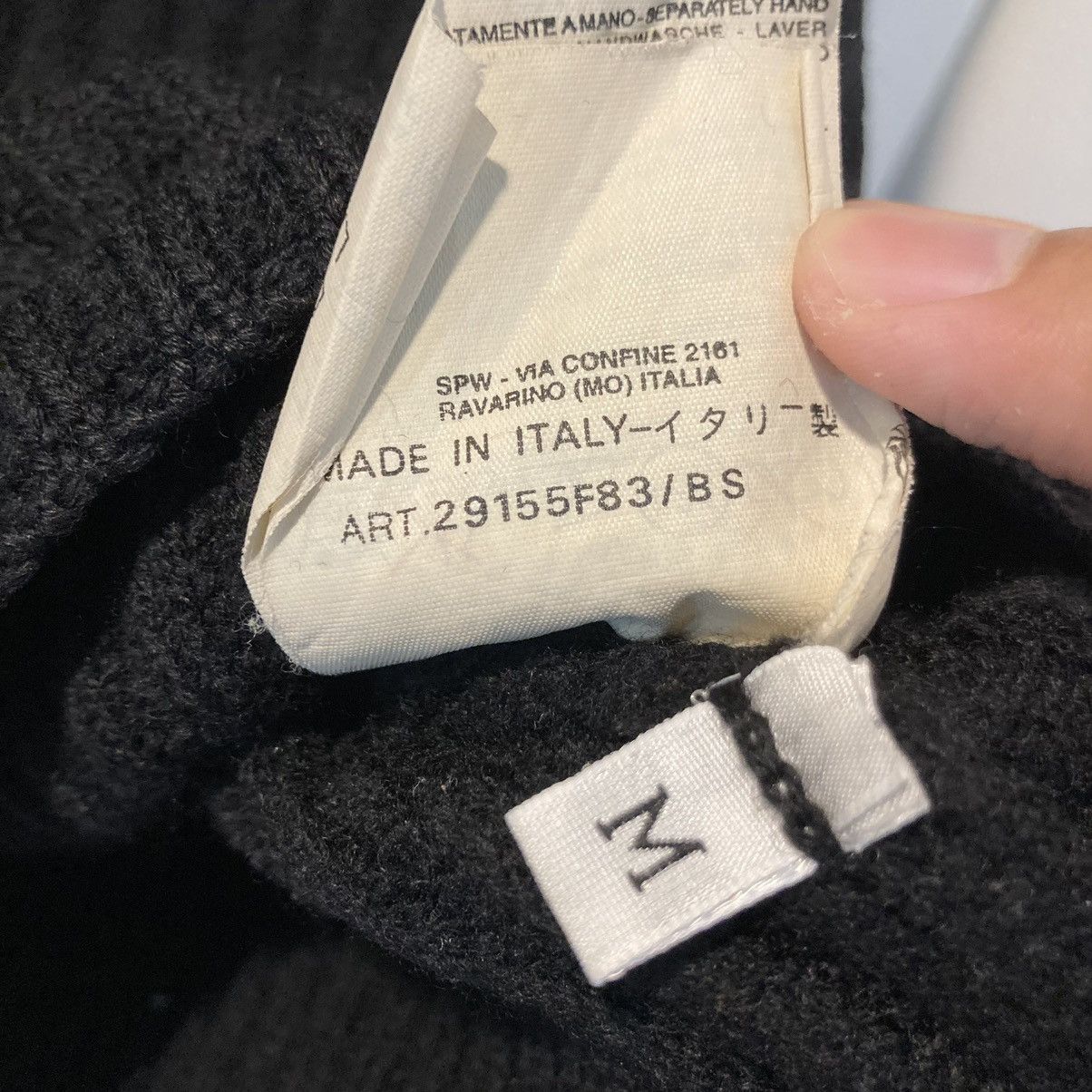 Massimo Osti Vintage 90’s Stone Island Knitwear Wool A/W 1998 Size US S / EU 44-46 / 1 - 6 Thumbnail