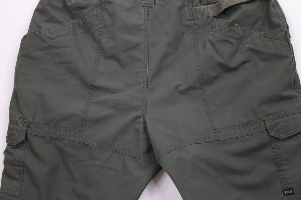 Vintage 5.11 Tactical Series Ripstop Uniform Cargo Shorts Green Size US 40 / EU 56 - 11 Thumbnail