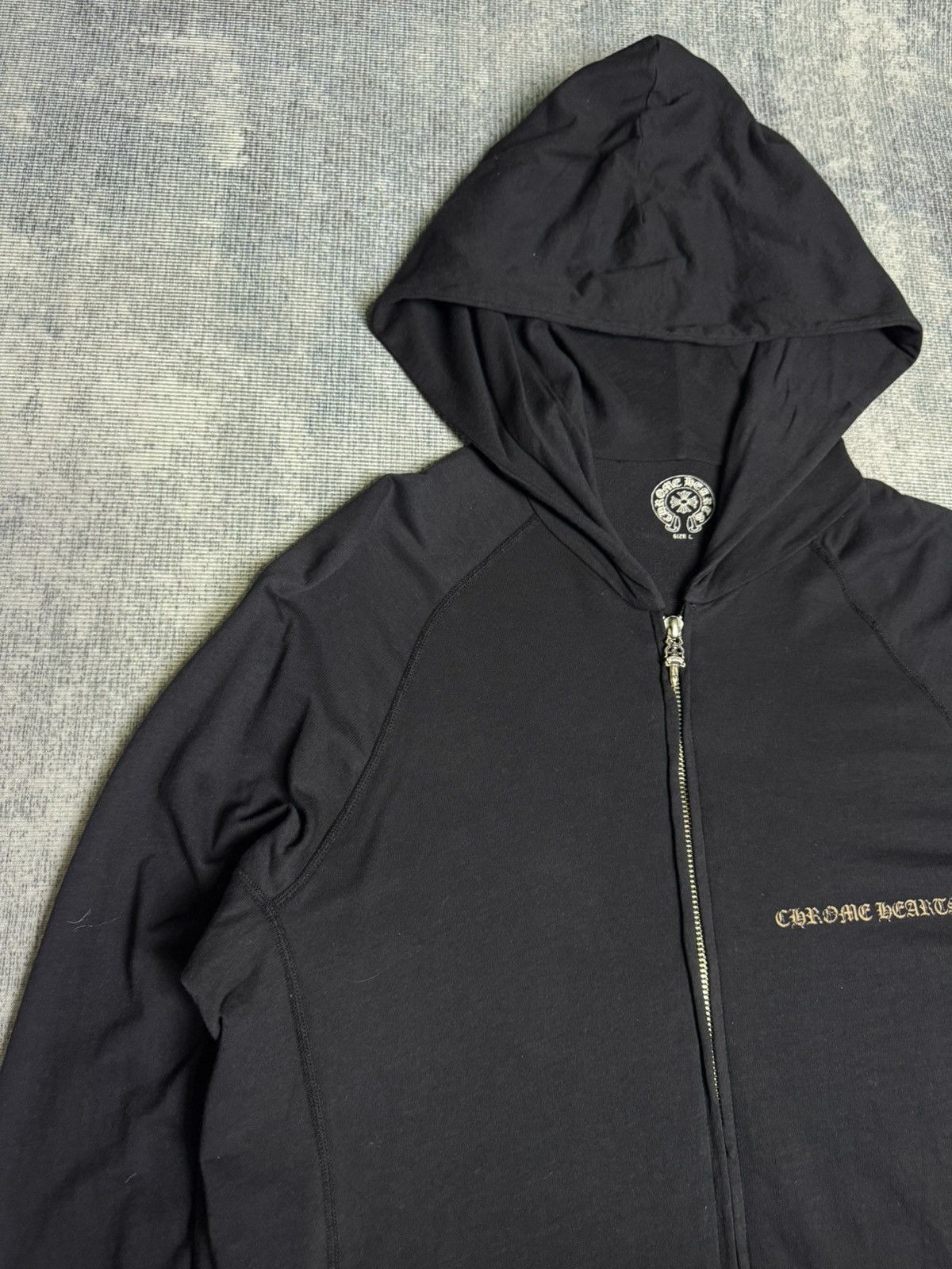 Chrome Hearts RARE! VINTAGE! Zip-up Cross Plus Sweater Size US L / EU 52-54 / 3 - 5 Thumbnail
