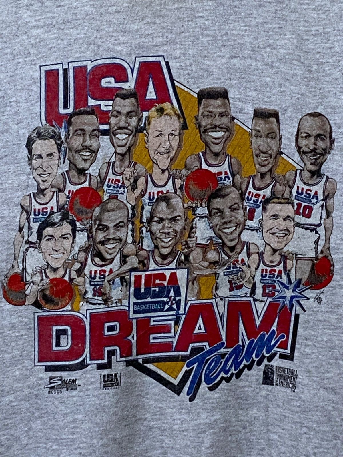 Vintage Vintage 80s USA Basketball Dream Team sweatshirt Size US M / EU 48-50 / 2 - 2 Thumbnail