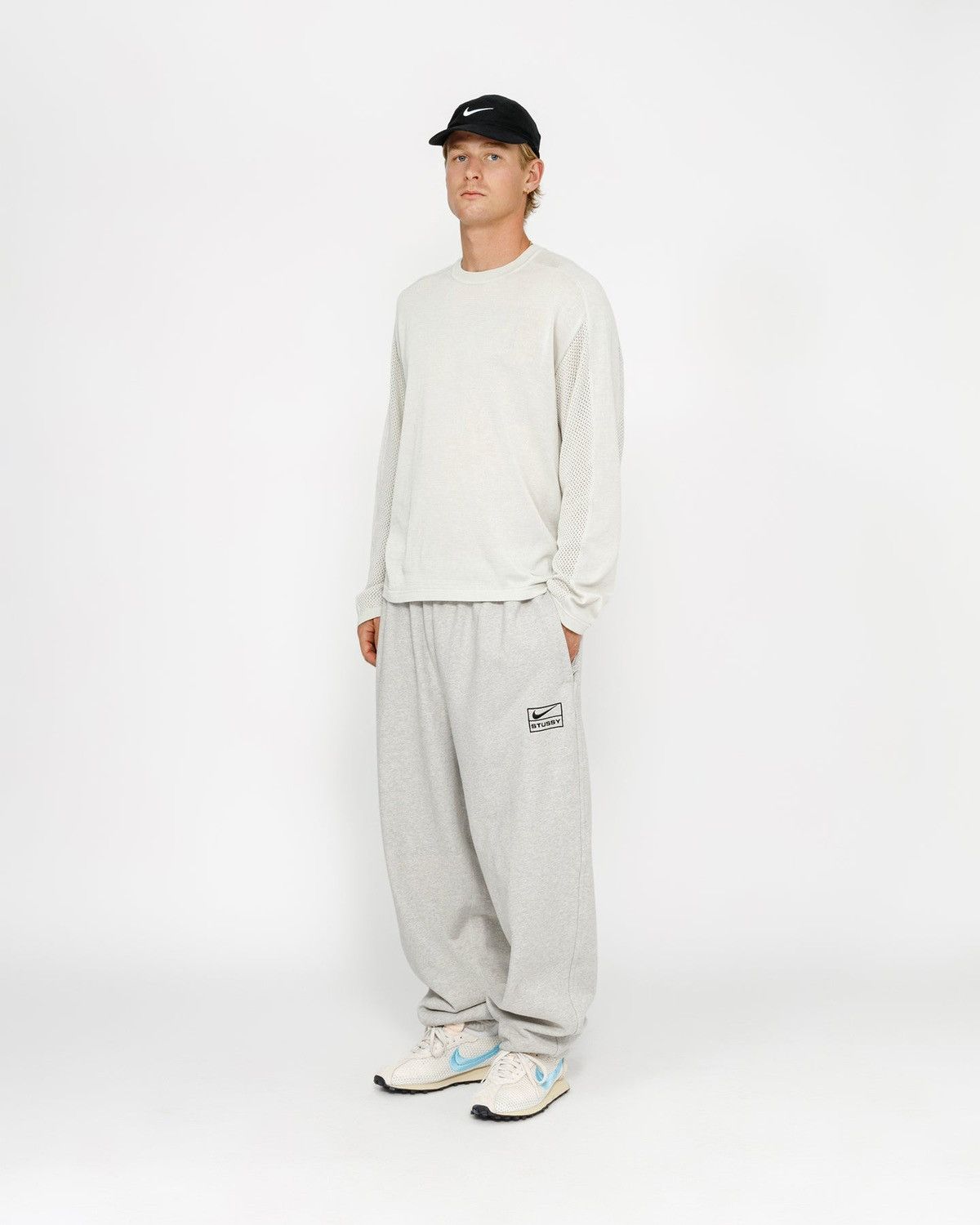 Nike × Stussy STÜSSY & NIKE Long Sleeve Jersey Light Bone Men’s Size Large Size US L / EU 52-54 / 3 - 3 Thumbnail