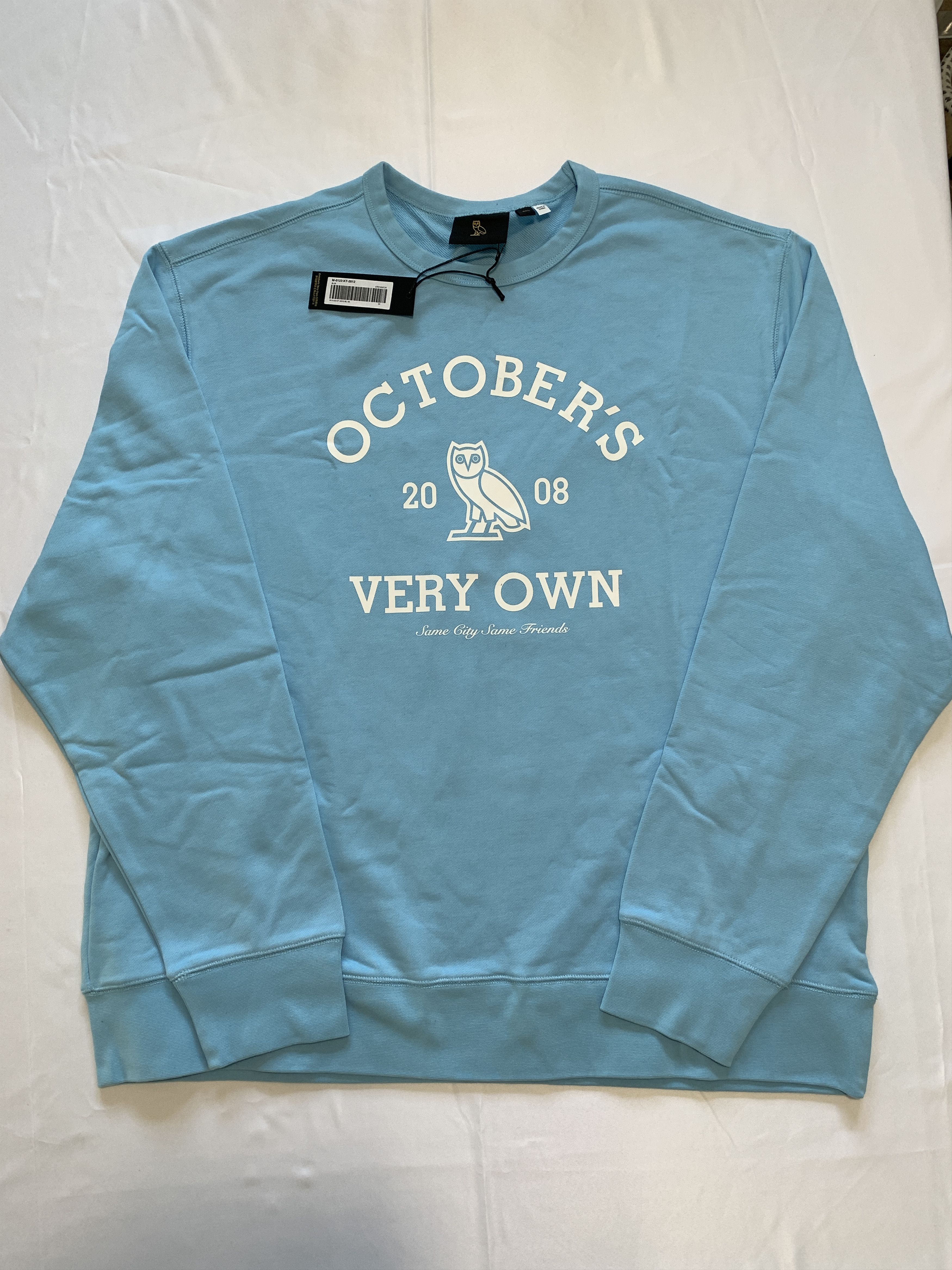 Drake *RARE* OVO Collegiate Crewneck Light Blue Size US XXL / EU 58 / 5 - 1 Thumbnail
