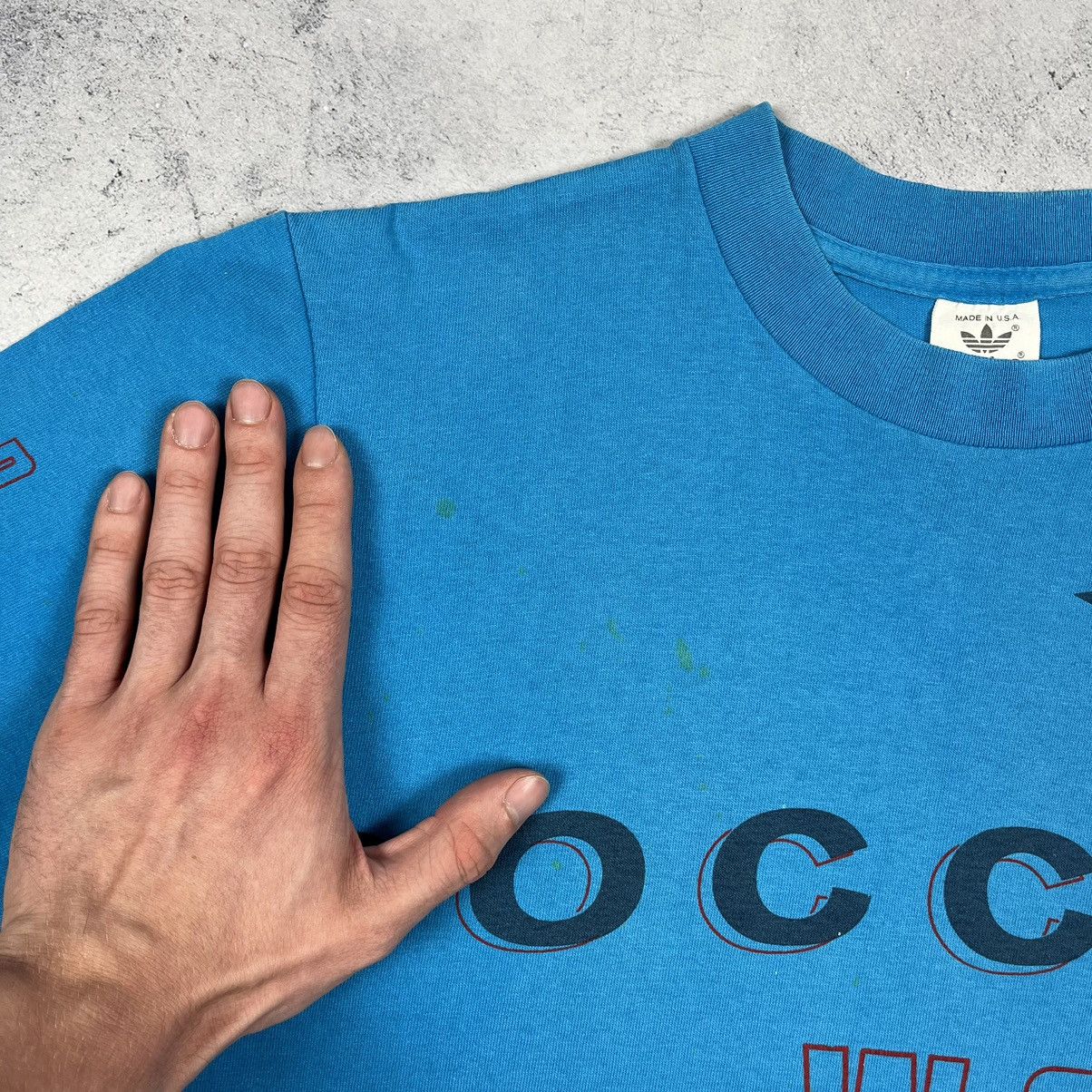 Adidas Vintage Adidas Soccer World Champion rare tee 1994 Size US S / EU 44-46 / 1 - 8 Thumbnail