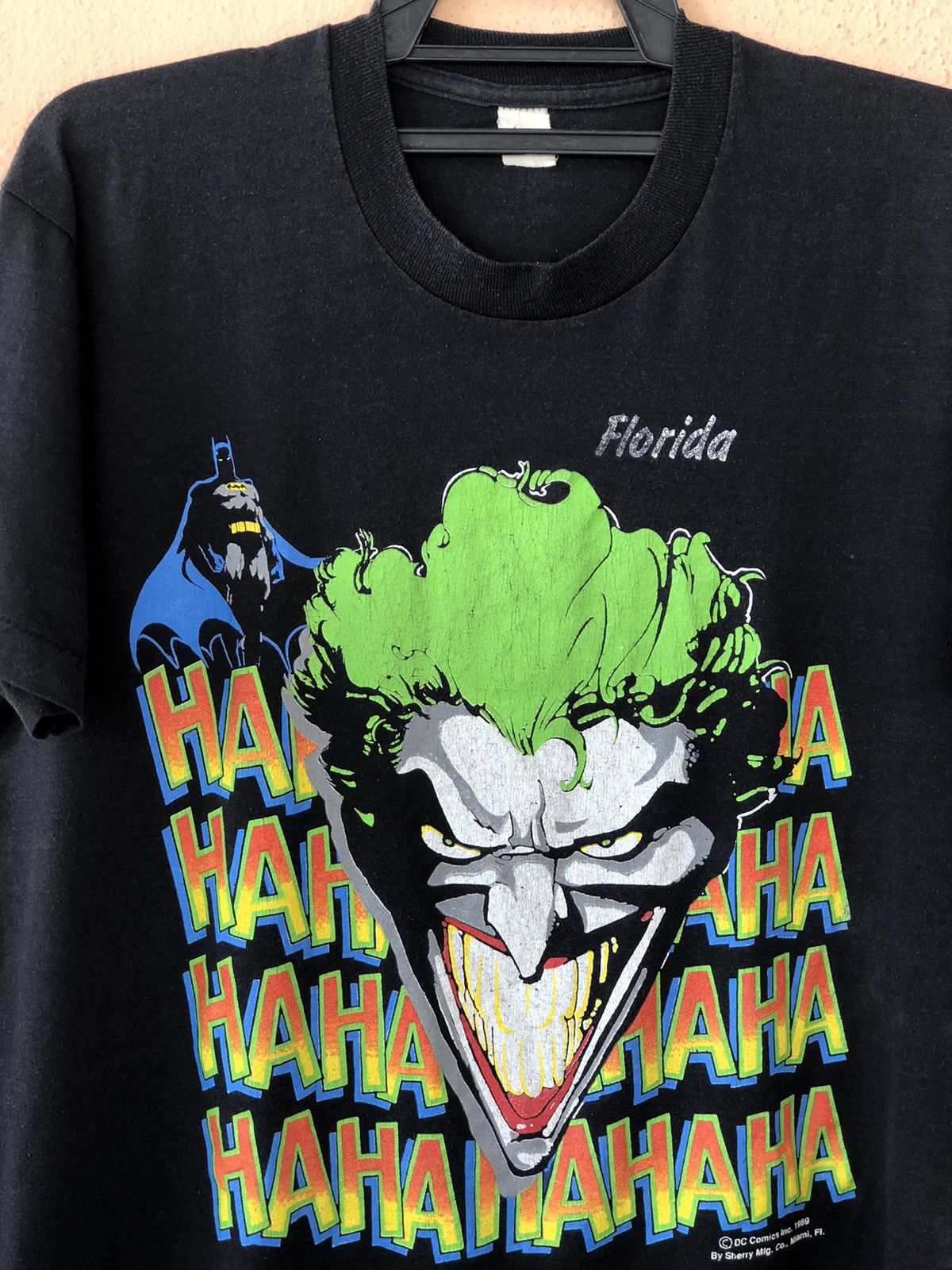 DC Comics × Vintage Vintage 80s JOKER Batman Cartoon Movie Dc Comic Size US L / EU 52-54 / 3 - 2 Thumbnail