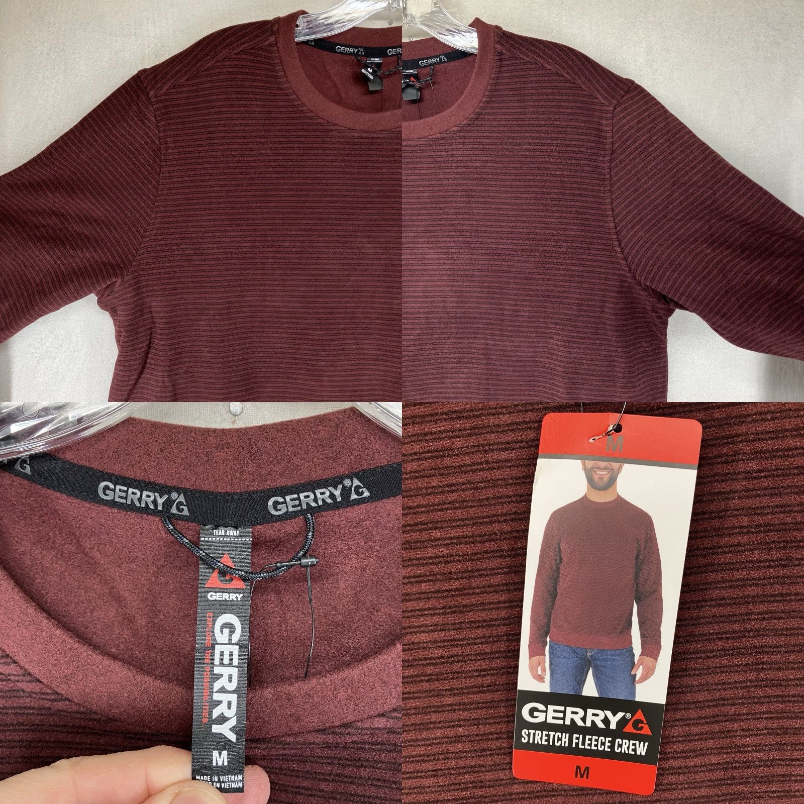 Velour Gerry Sweatshirt Mens Regular Medium Size US M / EU 48-50 / 2 - 8 Thumbnail