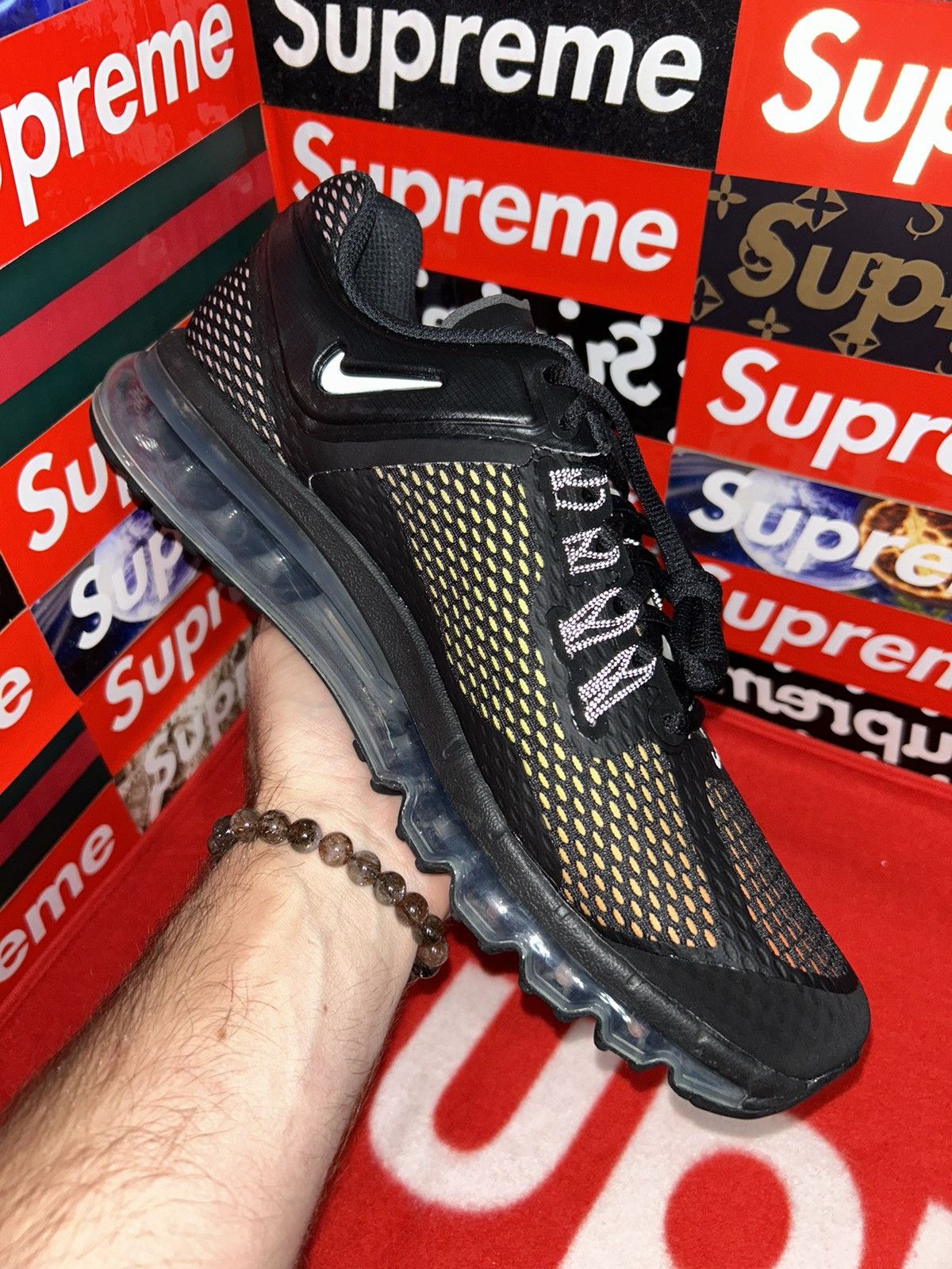 Nike × Stussy Nike Air Max 2013 Stussy Black DO2461-001 size 12 Size US 12 / EU 45 - 7 Thumbnail