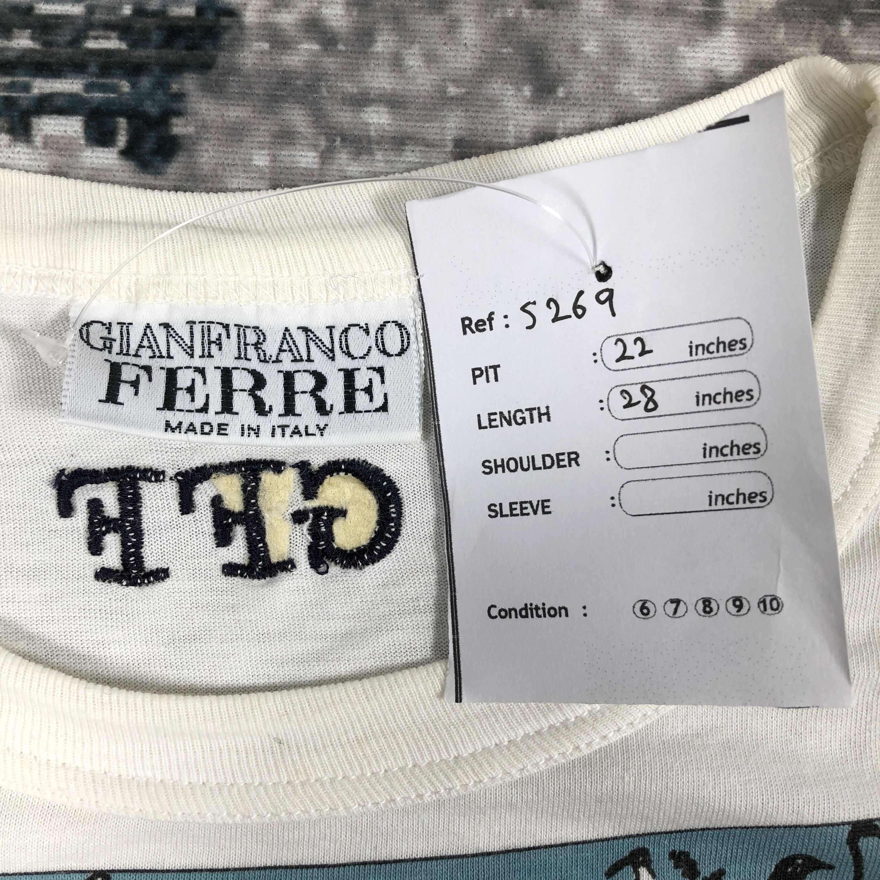 Gianfranco Ferre Gianfranco Ferre Art Of the State T-shirt Size US M / EU 48-50 / 2 - 5 Thumbnail