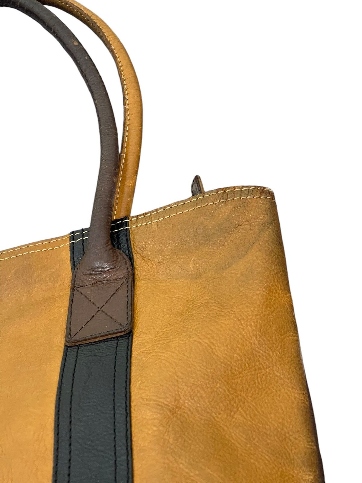 Genuine Leather Full Leather Doubles Japan Tote Shoulder Bag 4🟩 Size ONE SIZE - 19 Thumbnail