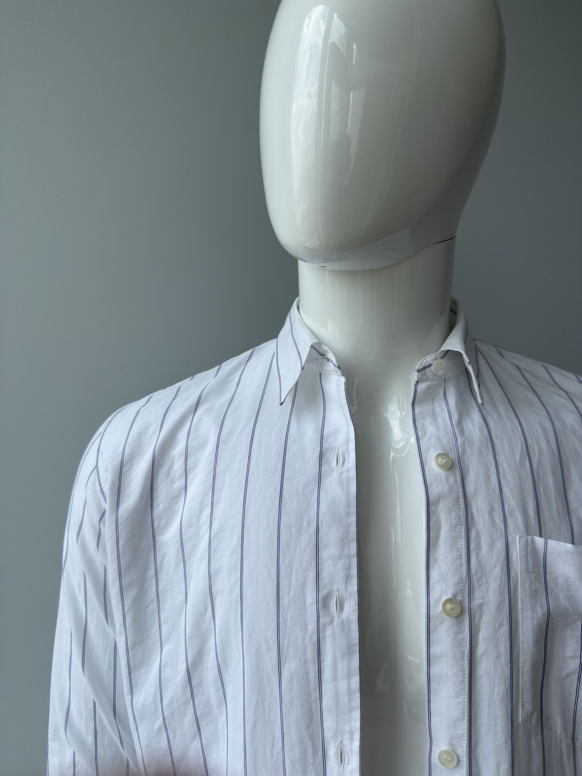 Dries Van Noten DRIES VAN NOTEN Shirt Button Up Long Sleeve Size US S / EU 44-46 / 1 - 8 Thumbnail