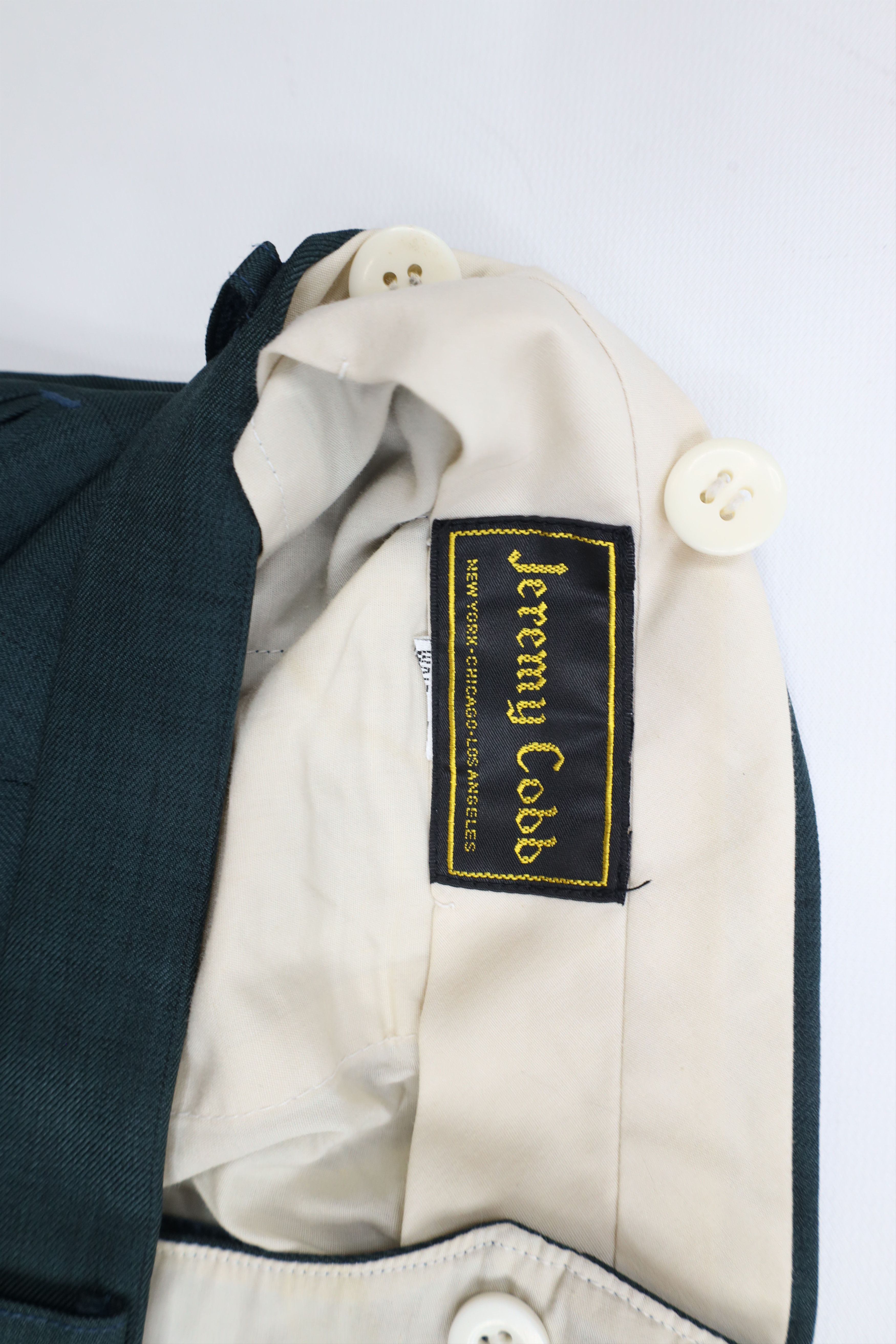 Vintage Vintage 90s Streetwear Wide Leg Chino Pants Heather Green Size US 34 / EU 50 - 11 Thumbnail