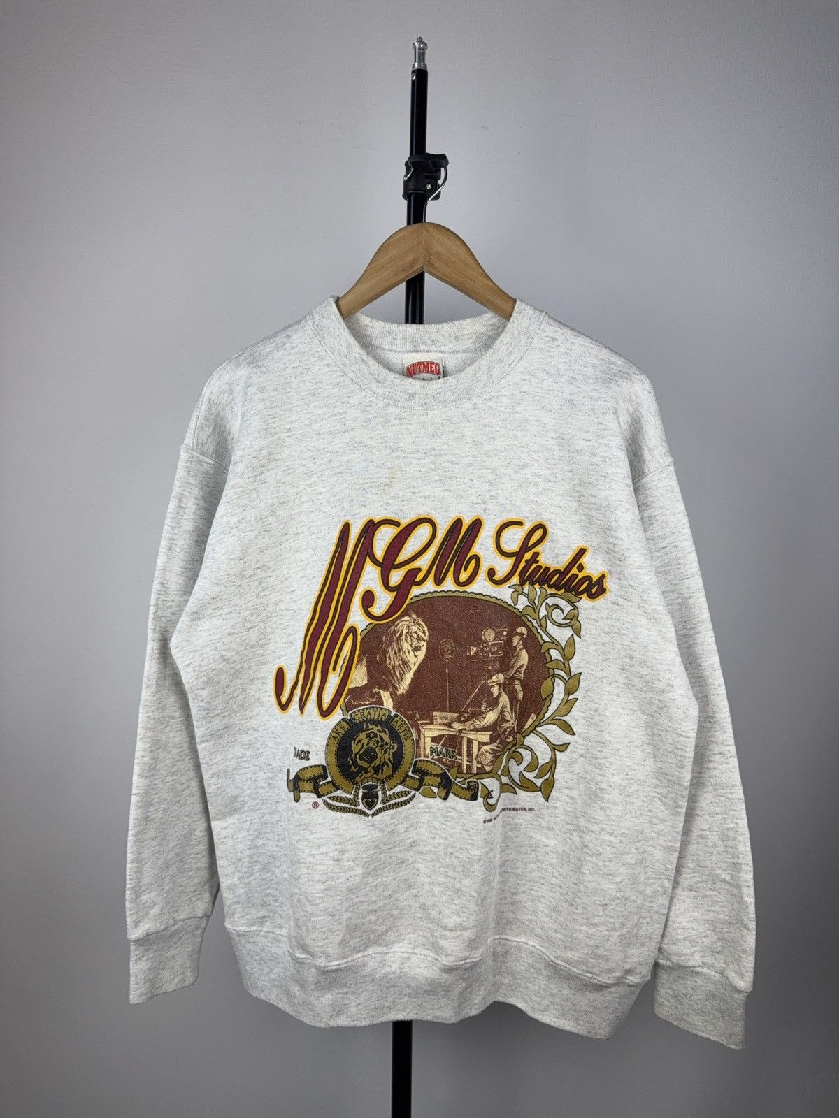 Vintage 90s MGM Studios Big Logo Graphic Promo 1992 Shirt XL