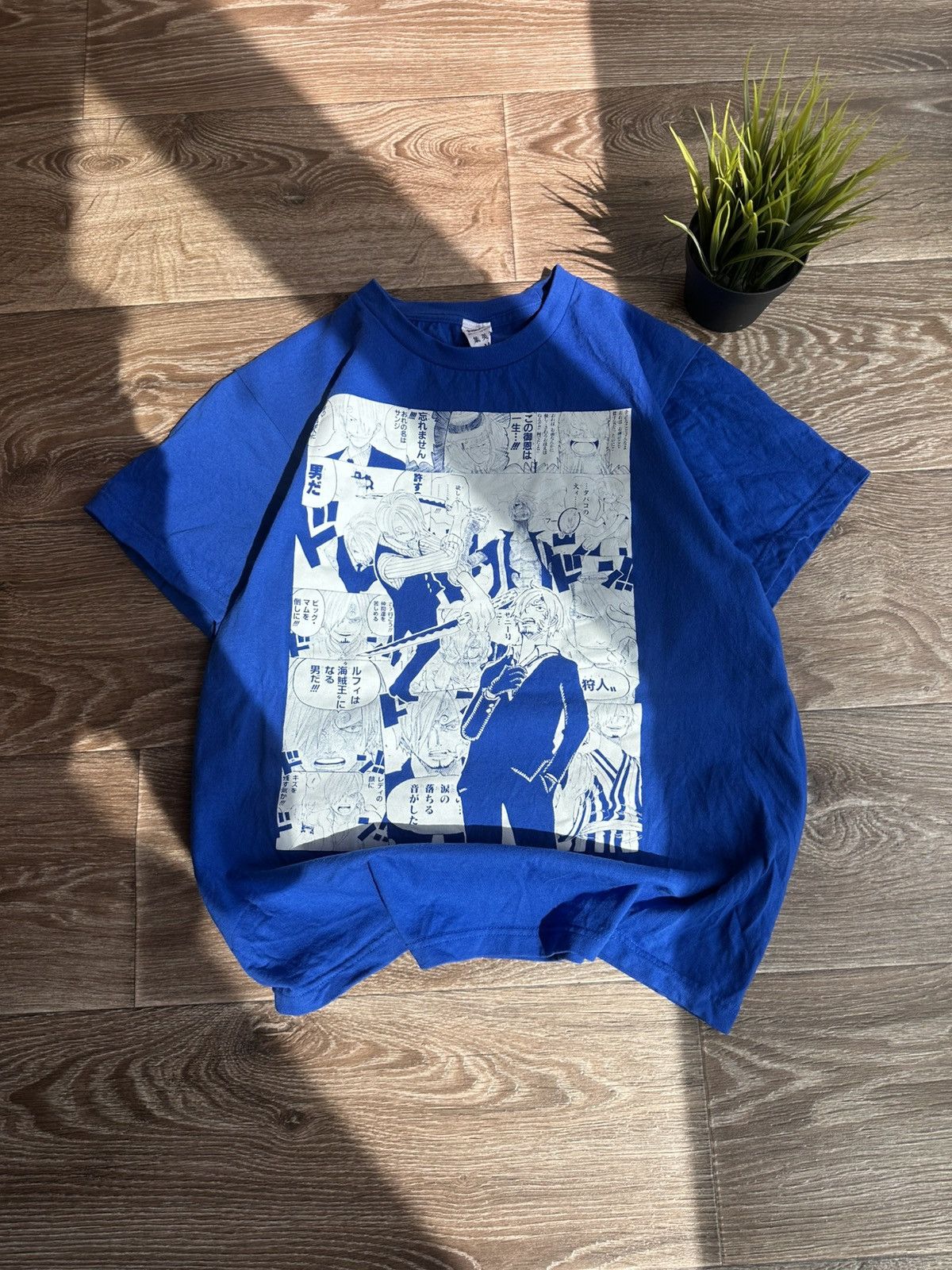 One Piece 🔥 RARE One Piece Sanji Jump Shueisha Manga T Shirt Anime Y2K Size US M / EU 48-50 / 2 - 5 Thumbnail