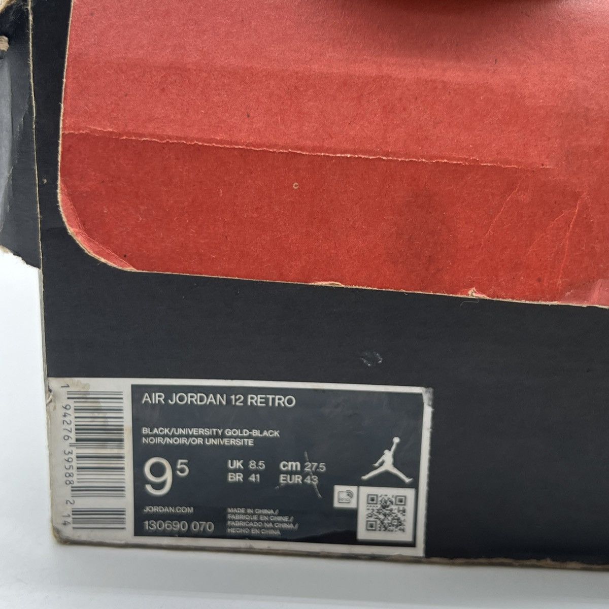 Jordan Brand Air Jordan 12 University Gold Size US 9.5 / EU 42-43 - 6 Thumbnail