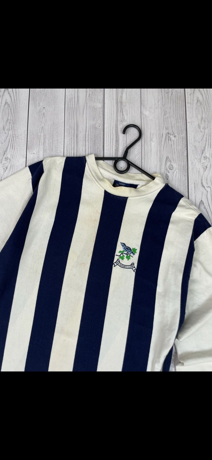 Vintage Vintage West Bromwich Albion striped soccer jersey L Toffs Size US L / EU 52-54 / 3 - 2 Thumbnail