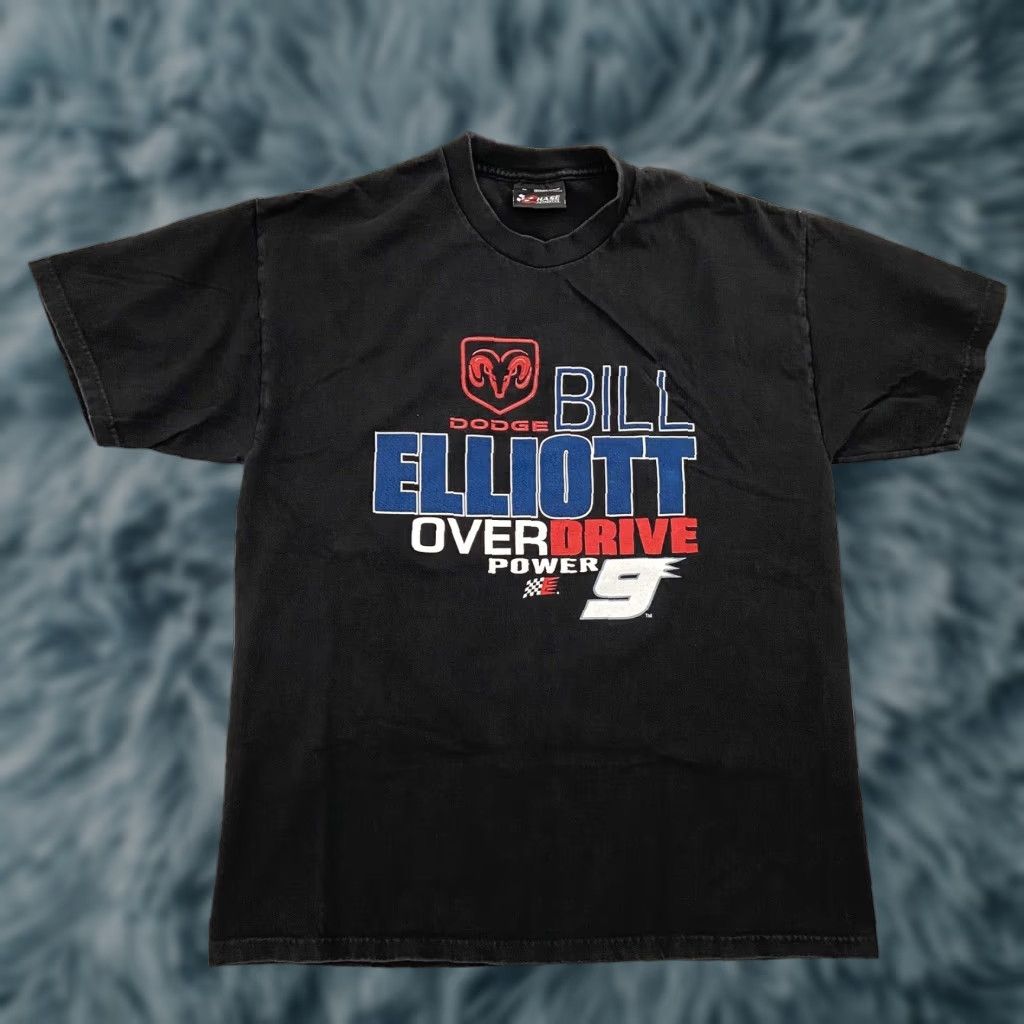 Chase Authentics VINTAGE Nascar Shirt Adult Medium Black Bill Elliott Chase Authentics Dual Print Shirt Size US M / EU 48-50 / 2 - 1 Thumbnail
