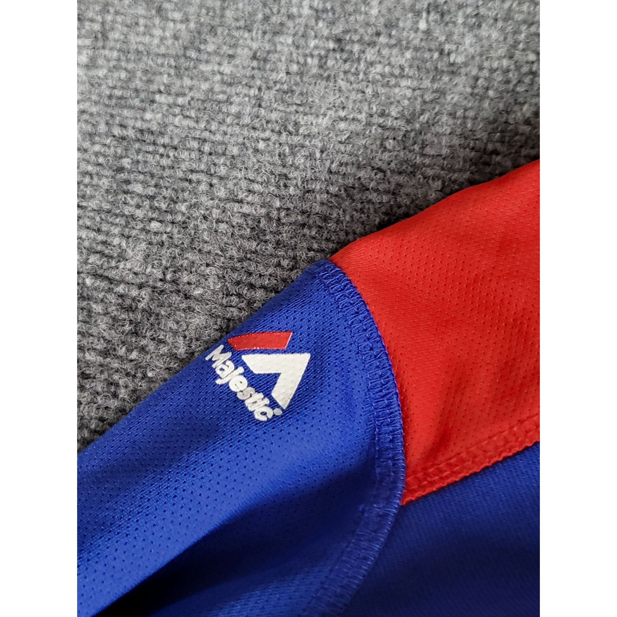 Majestic Chicago Cubs Majestic Pullover Shirt Men Sz XXL Coolbase Blu Size US XXL / EU 58 / 5 - 7 Thumbnail