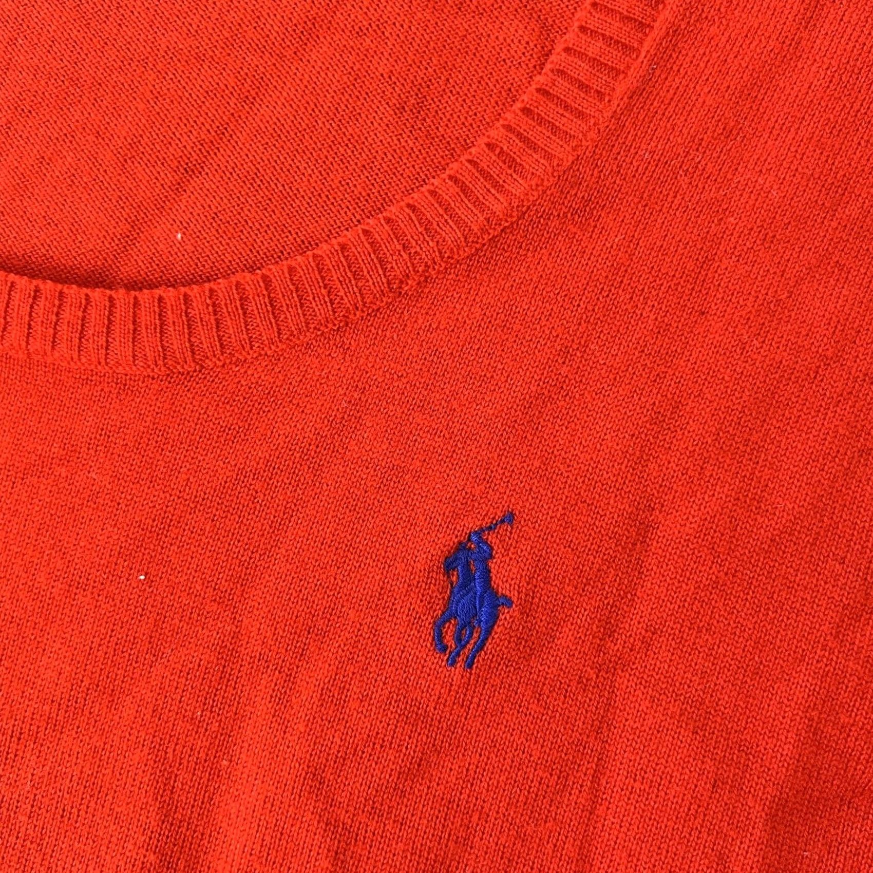 Polo Ralph Lauren Ralph Lauren Sport Sweater Womens XL Red Merino Wool Scoop Neck Pullover Pony Size XL / US 12-14 / IT 48-50 - 4 Thumbnail